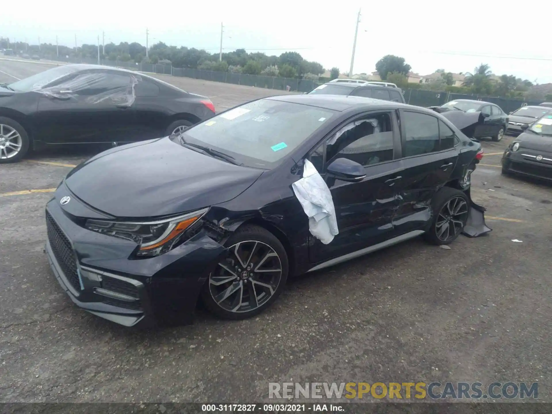 2 Photograph of a damaged car JTDS4RCE6LJ022897 TOYOTA COROLLA 2020