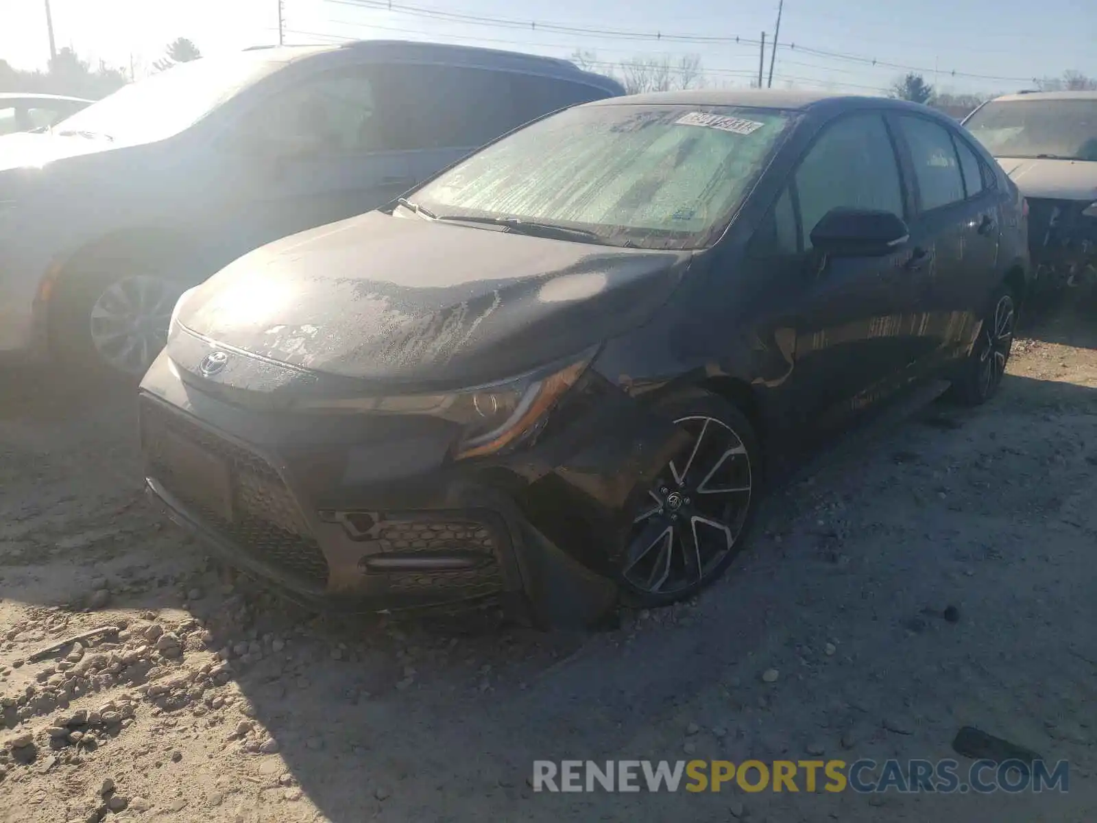 2 Photograph of a damaged car JTDS4RCE6LJ023175 TOYOTA COROLLA 2020