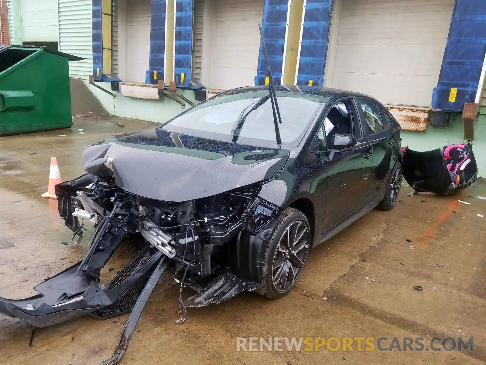 2 Photograph of a damaged car JTDS4RCE6LJ023337 TOYOTA COROLLA 2020