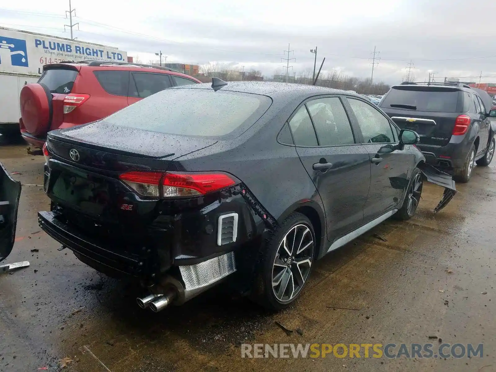 4 Photograph of a damaged car JTDS4RCE6LJ023337 TOYOTA COROLLA 2020