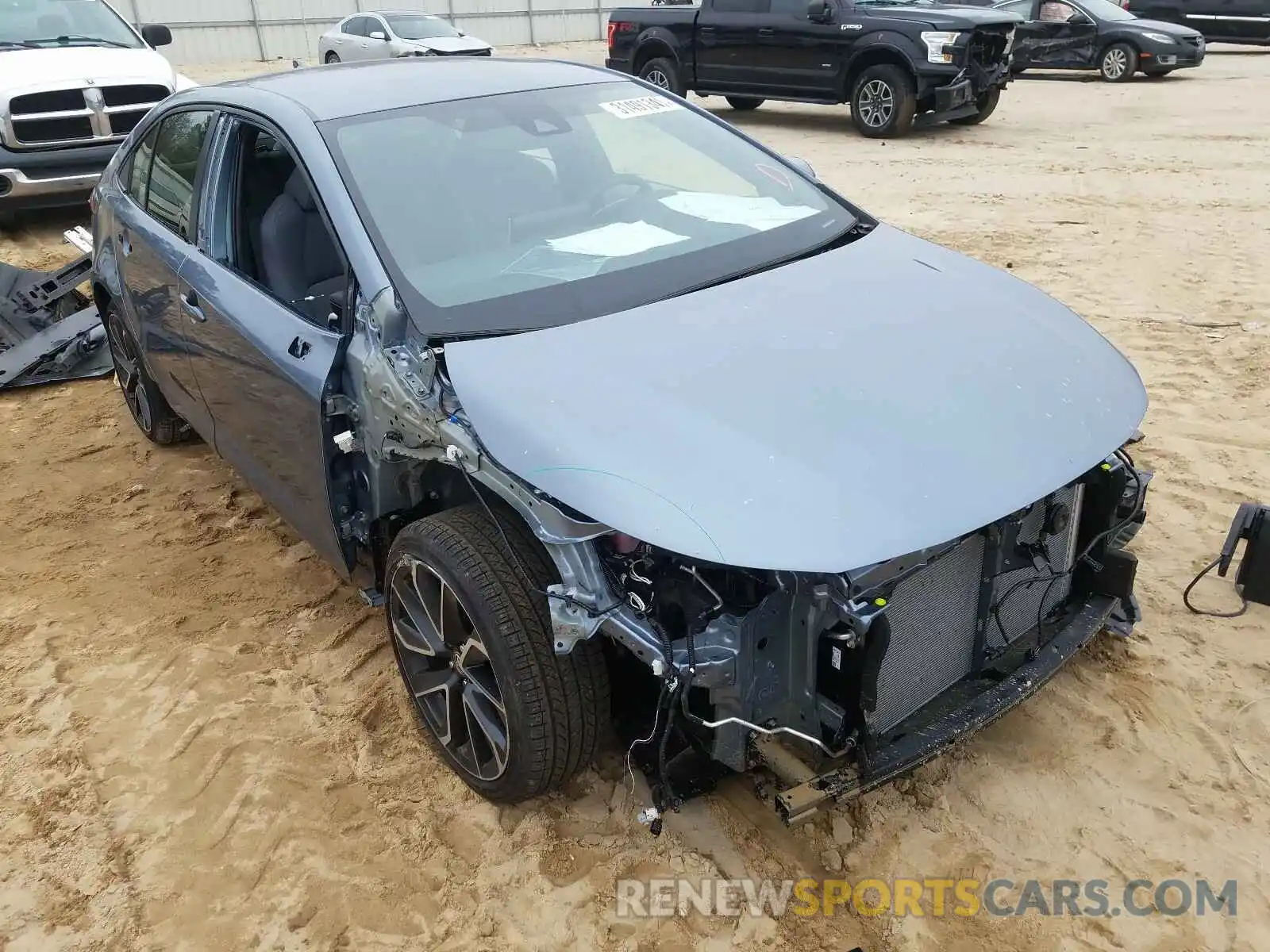 1 Photograph of a damaged car JTDS4RCE6LJ023970 TOYOTA COROLLA 2020