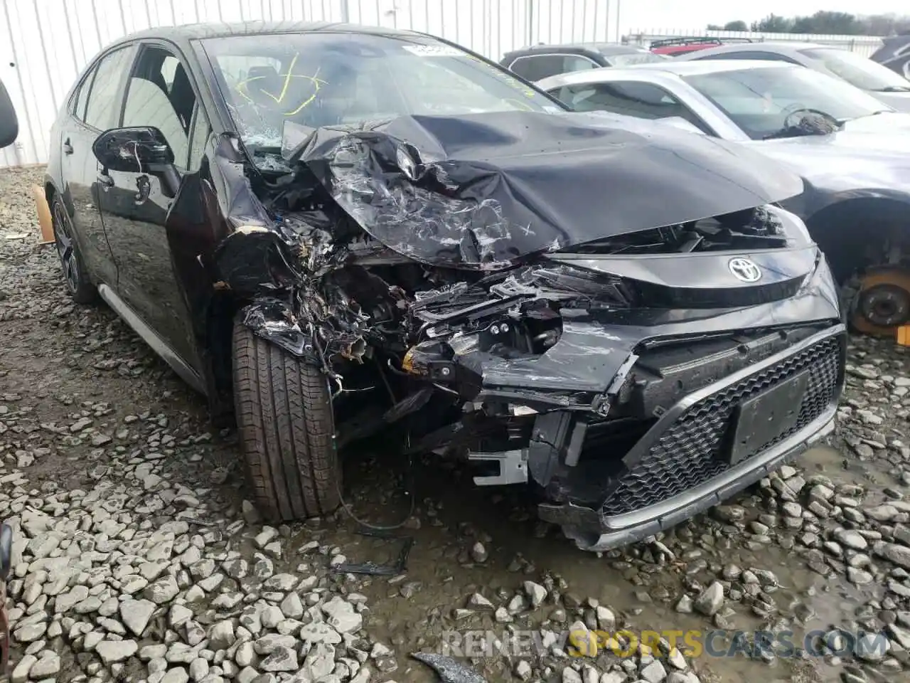 1 Photograph of a damaged car JTDS4RCE6LJ024455 TOYOTA COROLLA 2020