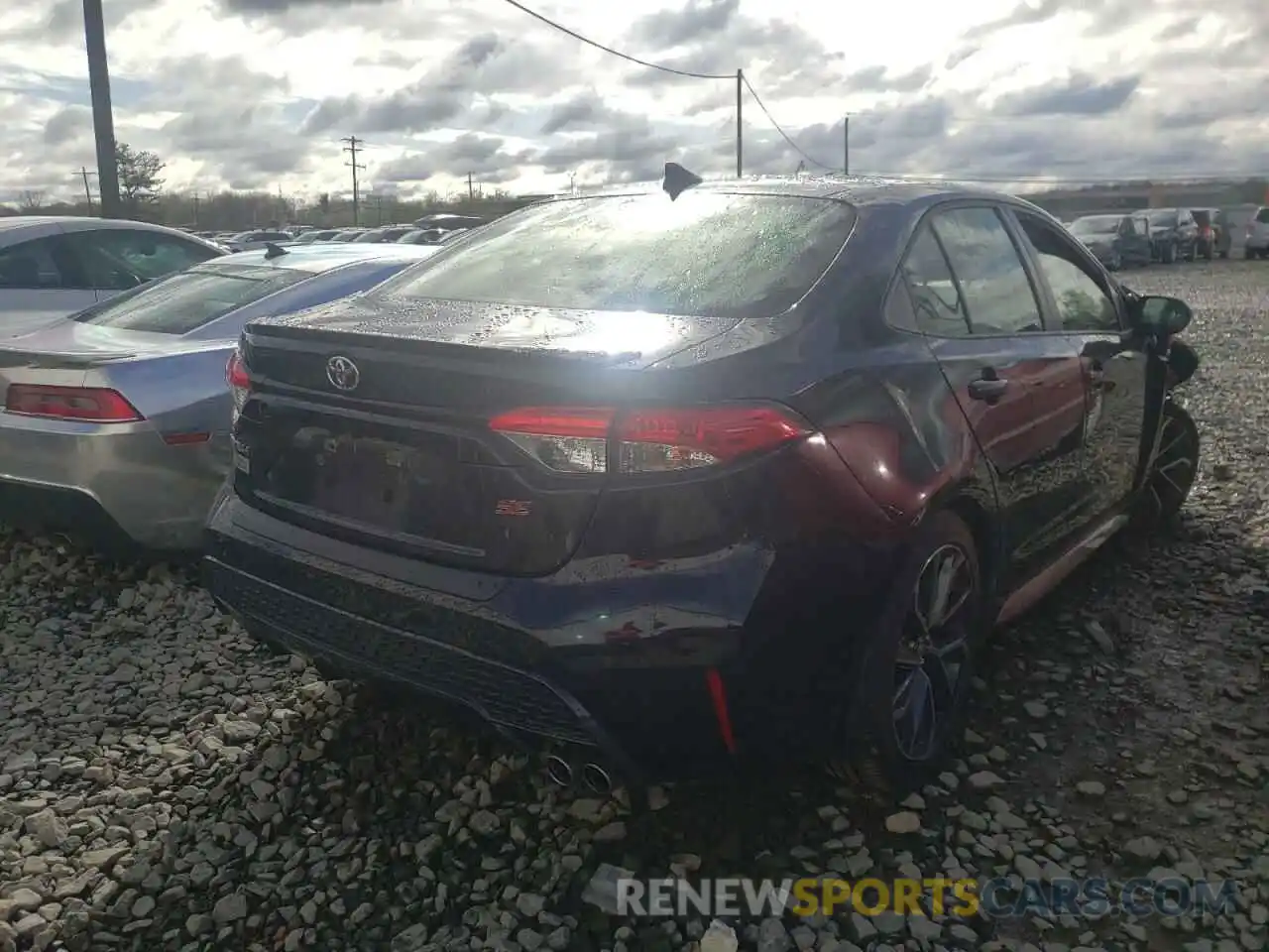 4 Photograph of a damaged car JTDS4RCE6LJ024455 TOYOTA COROLLA 2020