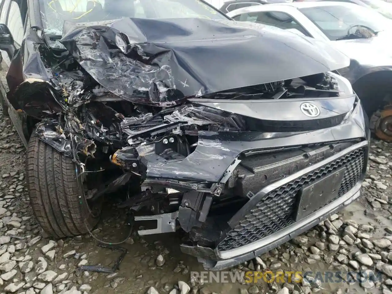 9 Photograph of a damaged car JTDS4RCE6LJ024455 TOYOTA COROLLA 2020