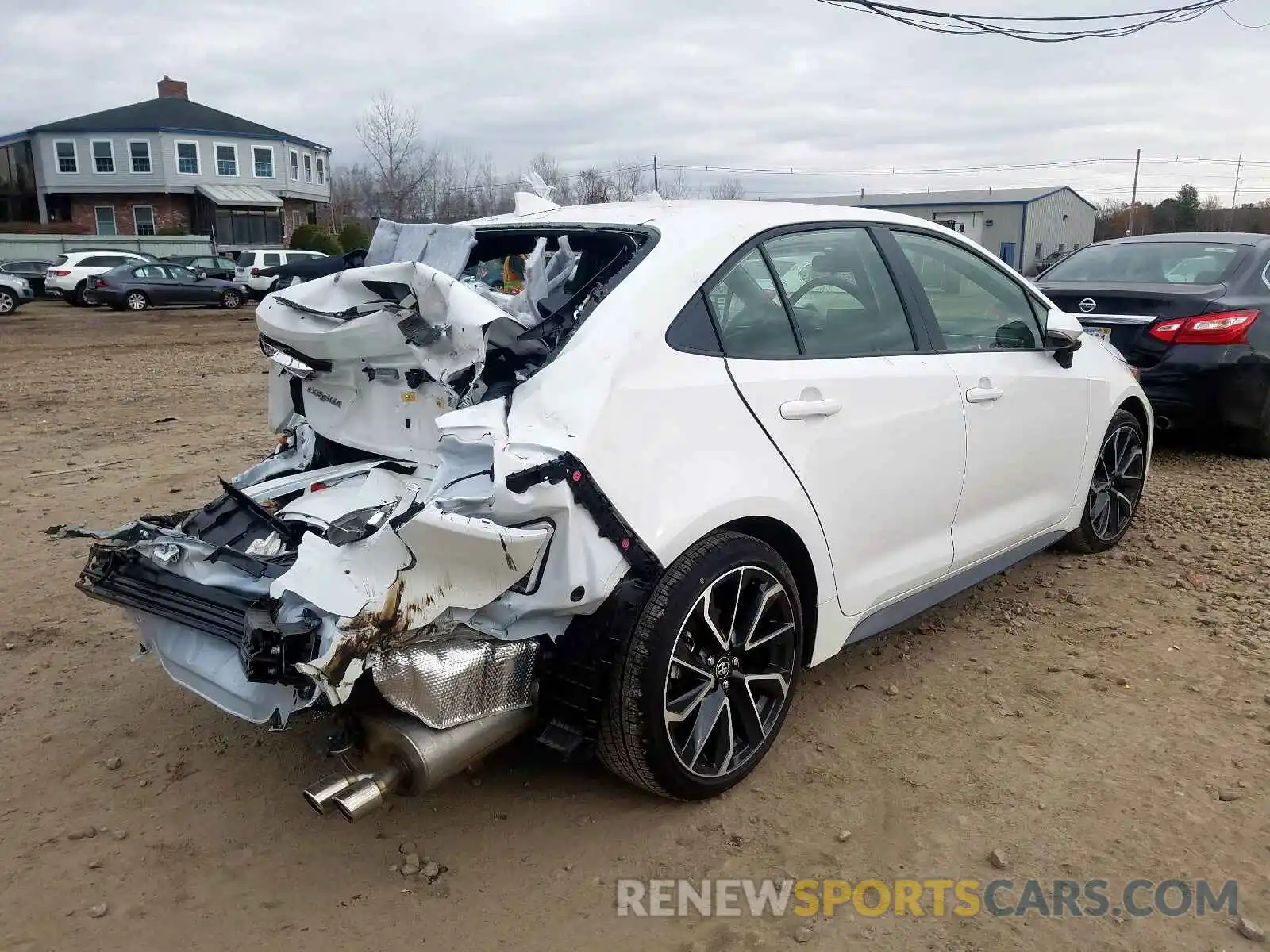 4 Photograph of a damaged car JTDS4RCE6LJ024844 TOYOTA COROLLA 2020