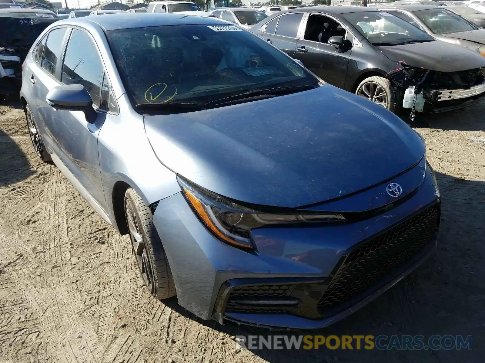 1 Photograph of a damaged car JTDS4RCE6LJ025122 TOYOTA COROLLA 2020