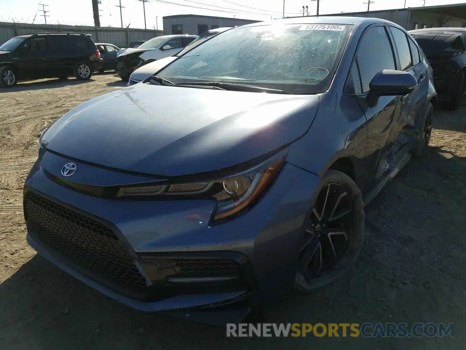 2 Photograph of a damaged car JTDS4RCE6LJ025122 TOYOTA COROLLA 2020