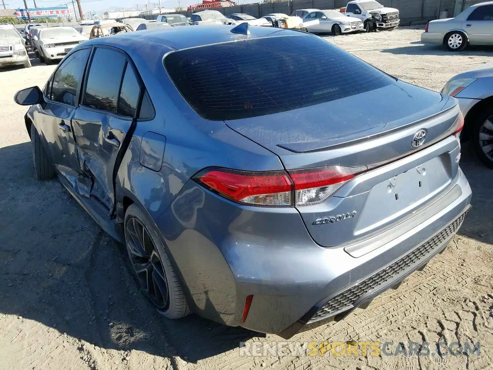 3 Photograph of a damaged car JTDS4RCE6LJ025122 TOYOTA COROLLA 2020