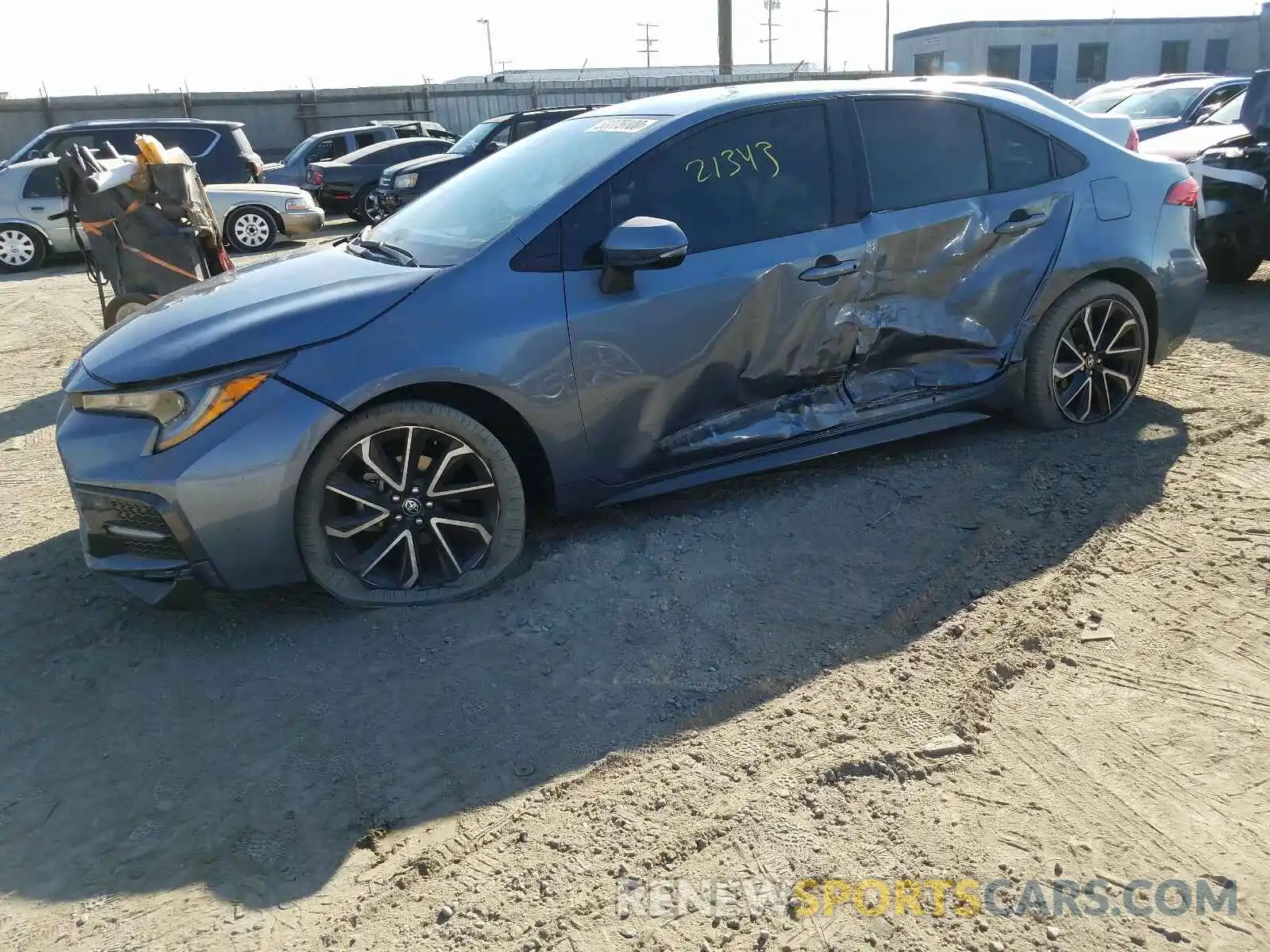 9 Photograph of a damaged car JTDS4RCE6LJ025122 TOYOTA COROLLA 2020