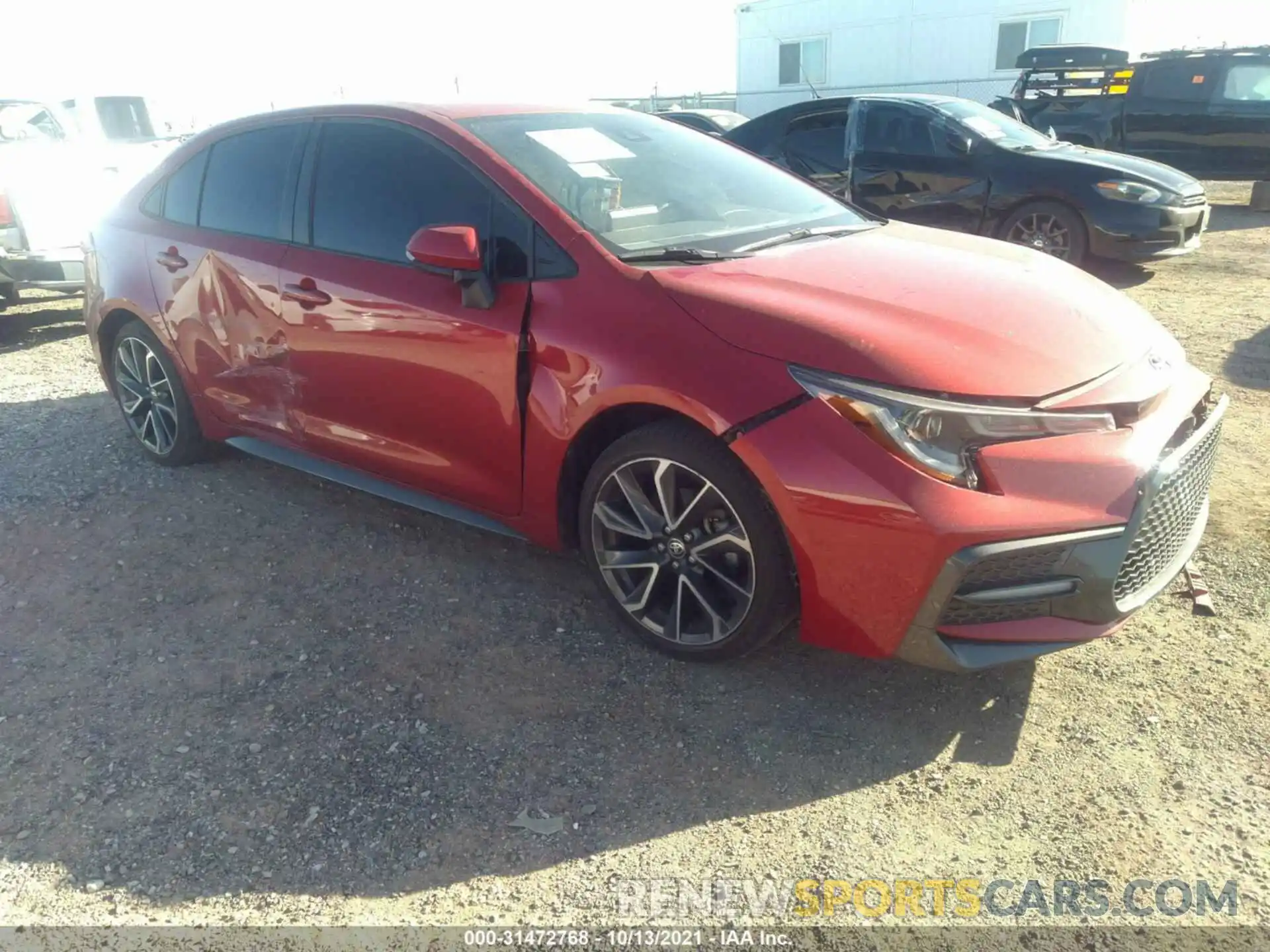 1 Photograph of a damaged car JTDS4RCE6LJ025783 TOYOTA COROLLA 2020