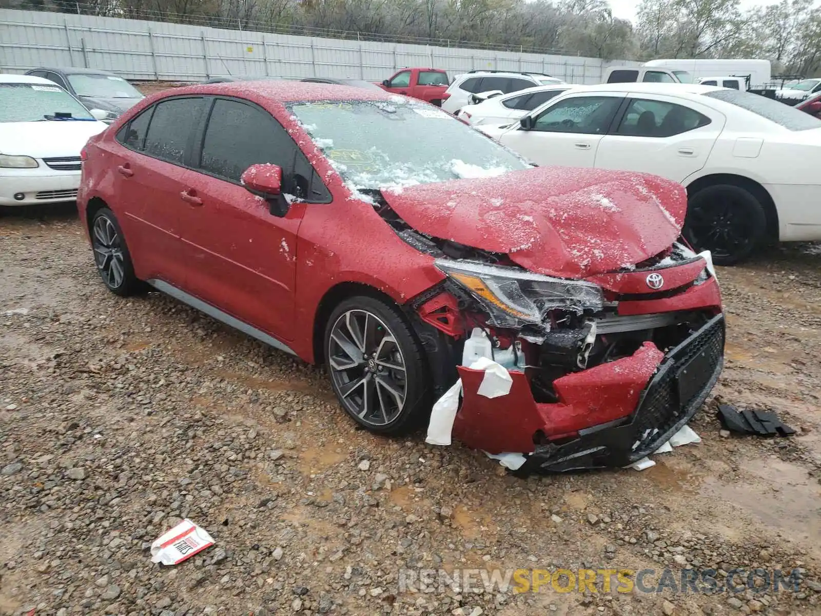 1 Photograph of a damaged car JTDS4RCE6LJ025878 TOYOTA COROLLA 2020