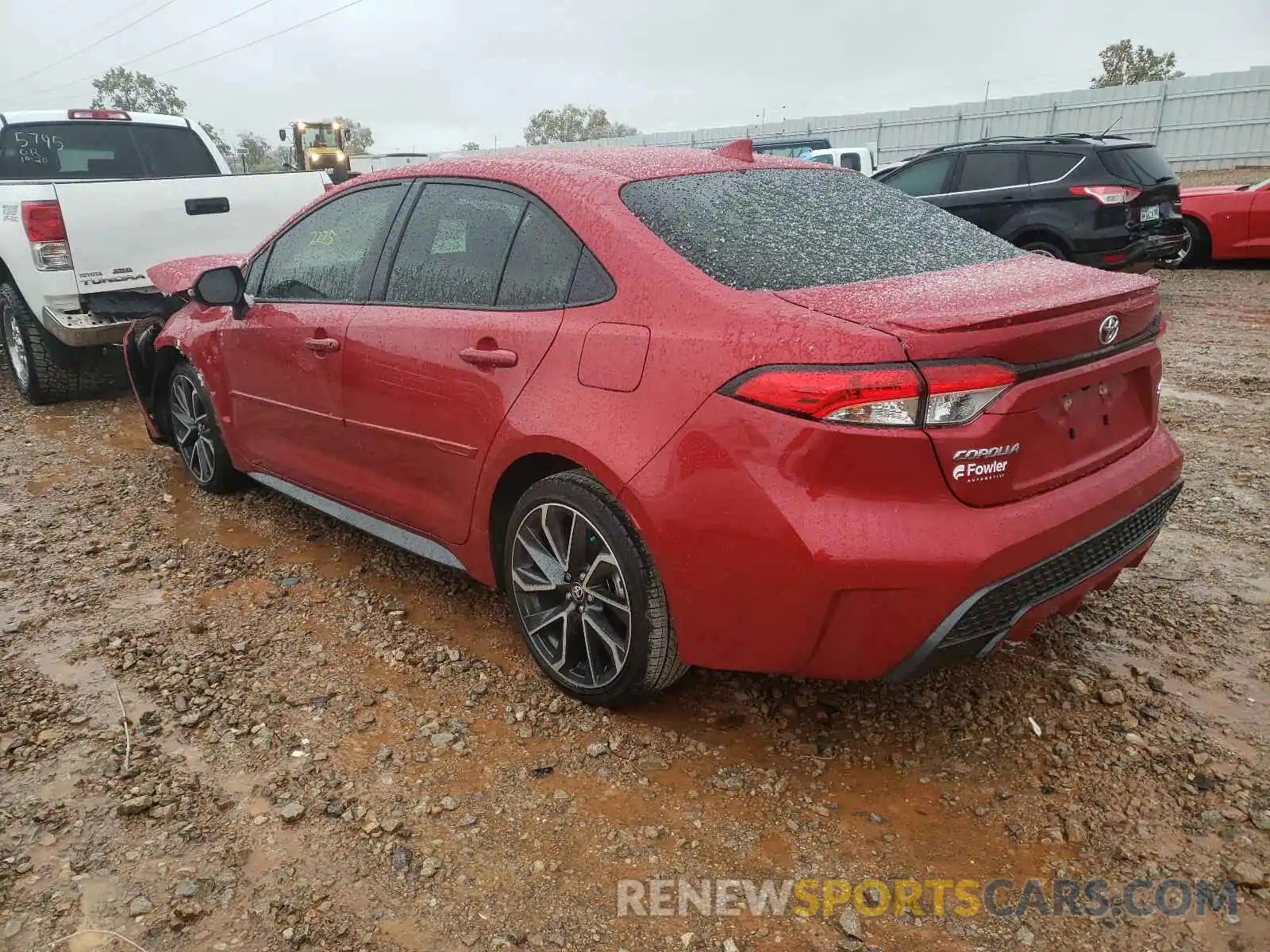 3 Photograph of a damaged car JTDS4RCE6LJ025878 TOYOTA COROLLA 2020