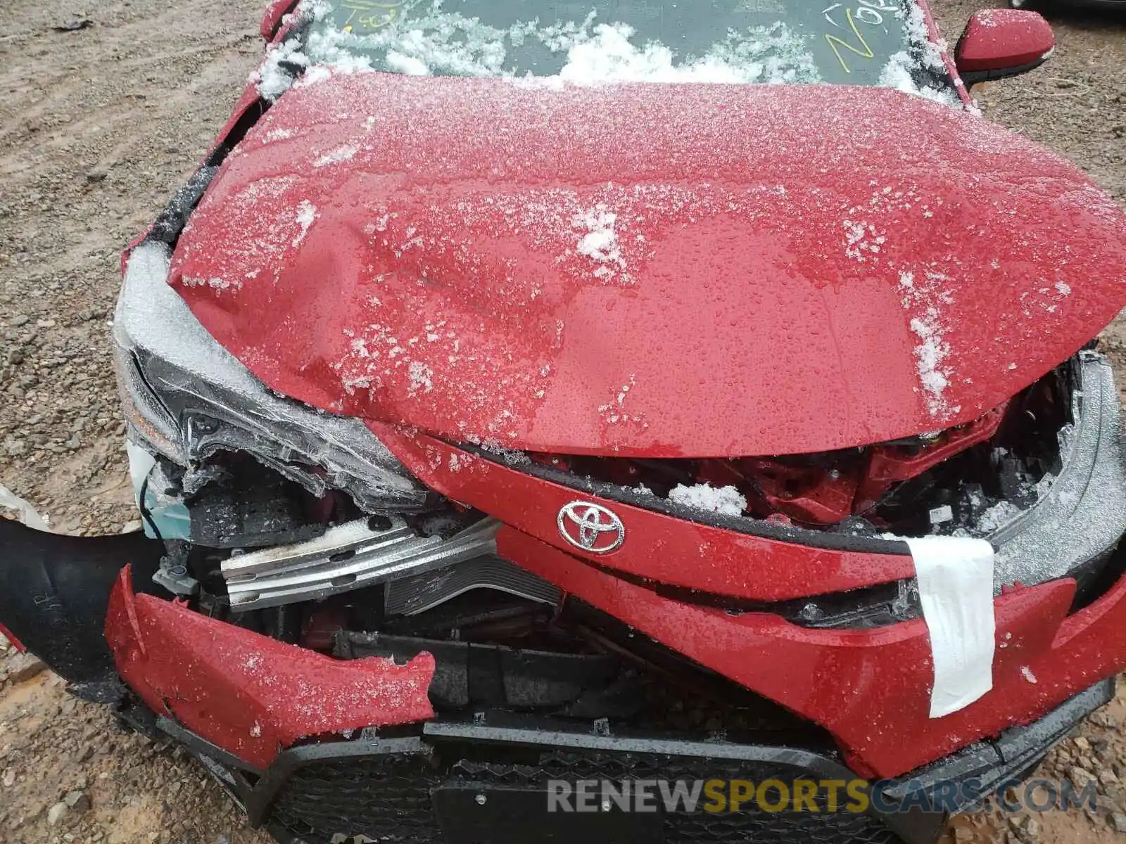 7 Photograph of a damaged car JTDS4RCE6LJ025878 TOYOTA COROLLA 2020