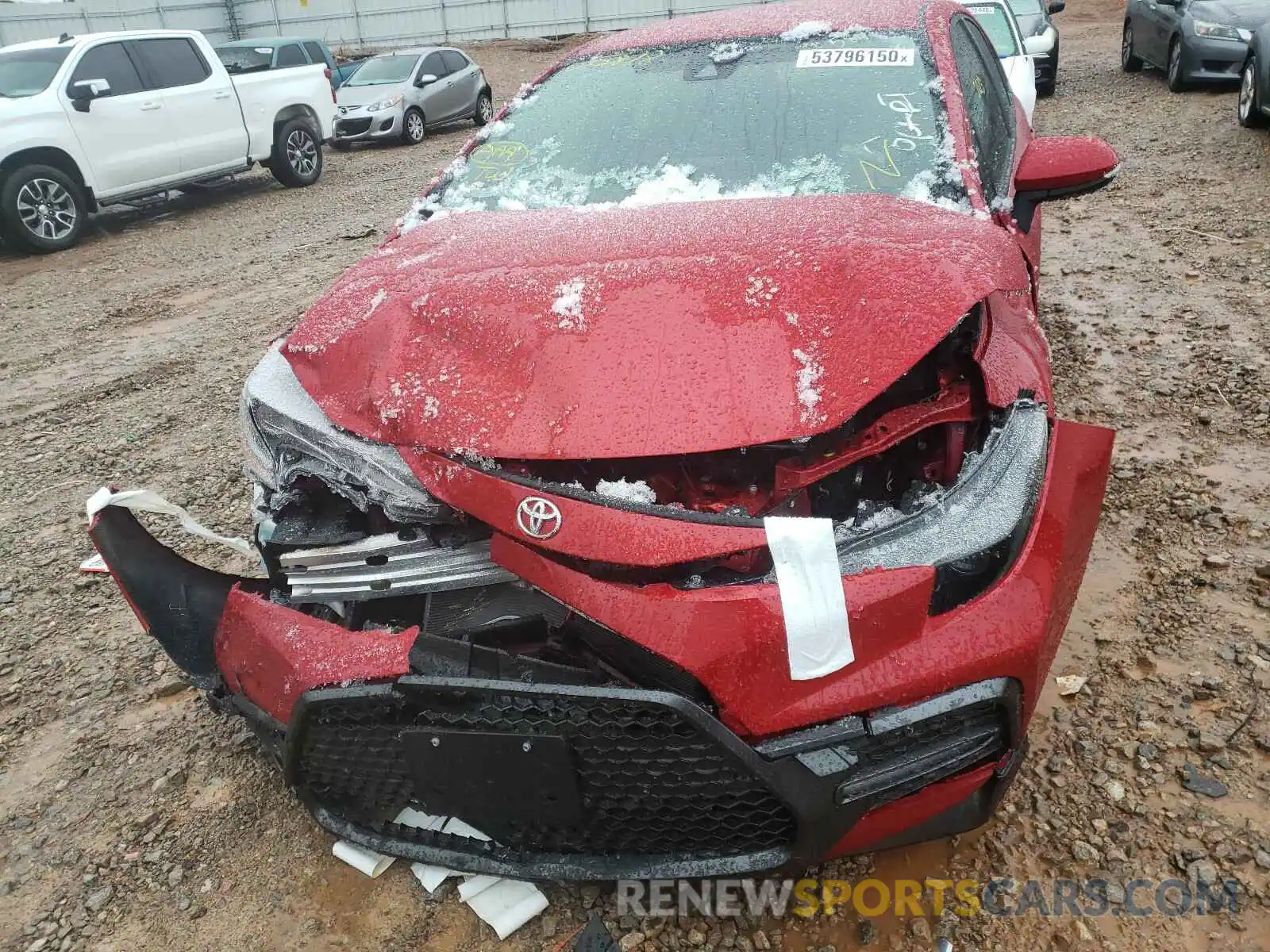 9 Photograph of a damaged car JTDS4RCE6LJ025878 TOYOTA COROLLA 2020