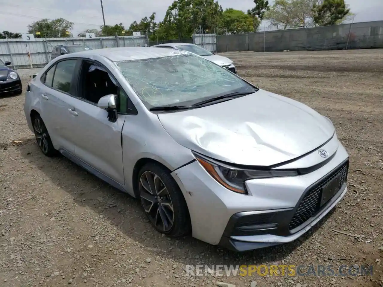 1 Photograph of a damaged car JTDS4RCE6LJ025900 TOYOTA COROLLA 2020