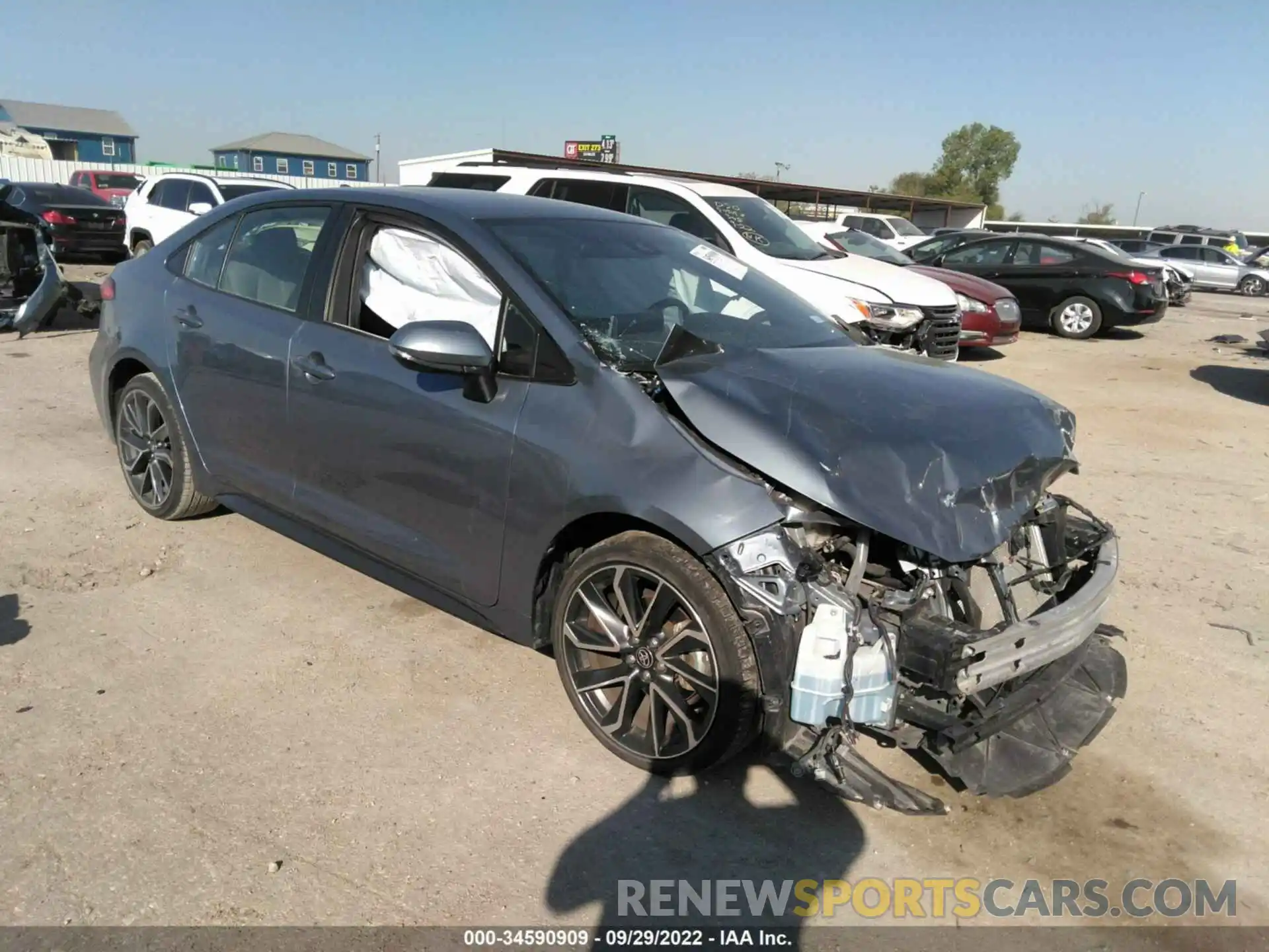 1 Photograph of a damaged car JTDS4RCE6LJ026223 TOYOTA COROLLA 2020