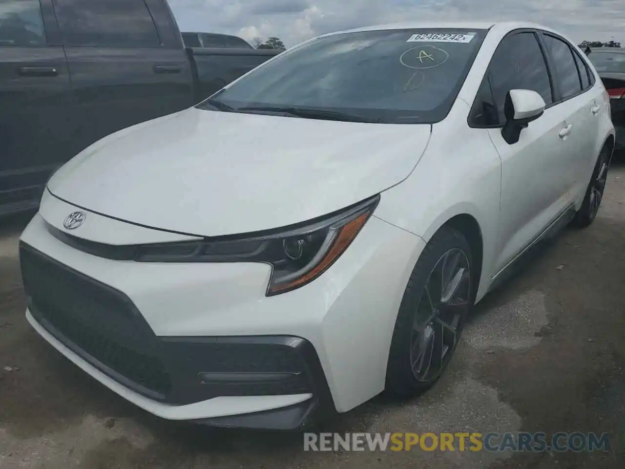 2 Photograph of a damaged car JTDS4RCE6LJ026321 TOYOTA COROLLA 2020