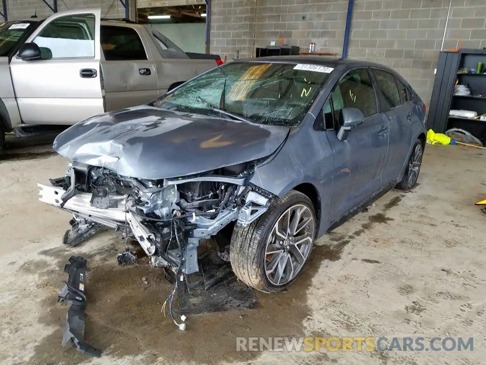 2 Photograph of a damaged car JTDS4RCE6LJ026335 TOYOTA COROLLA 2020