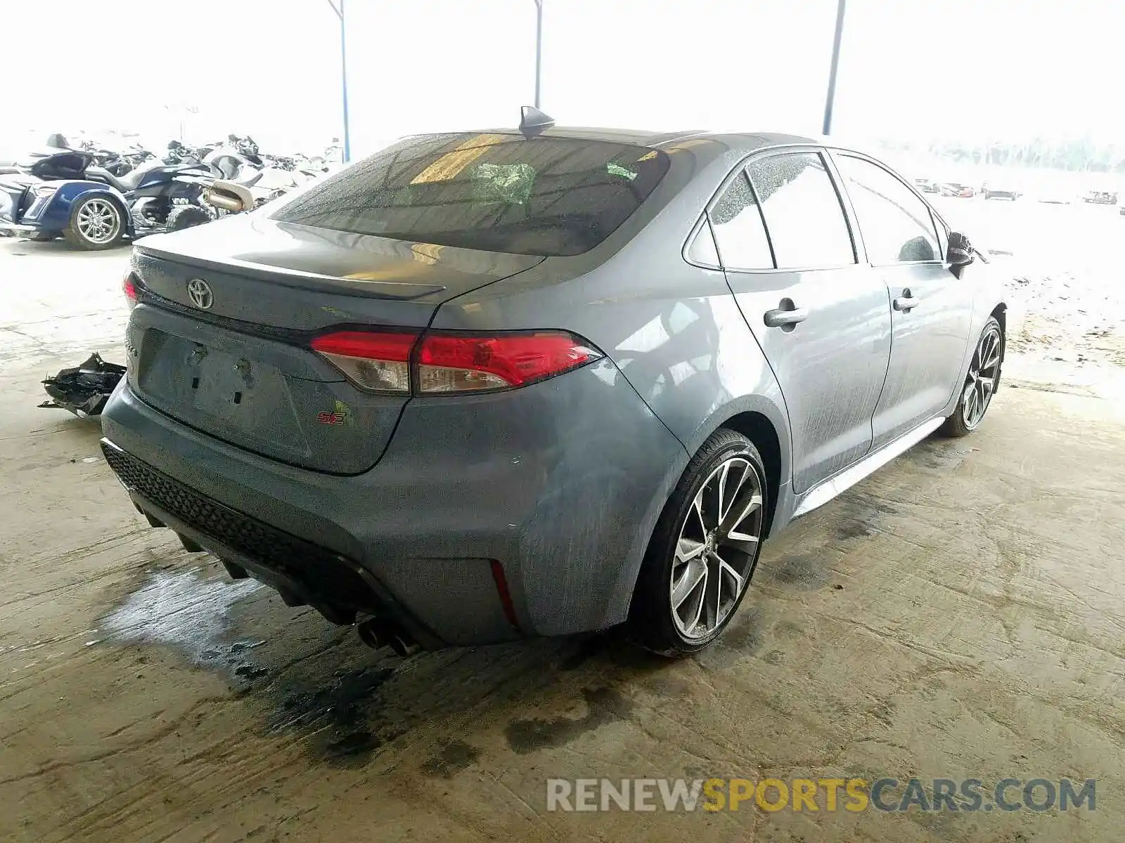 4 Photograph of a damaged car JTDS4RCE6LJ026335 TOYOTA COROLLA 2020