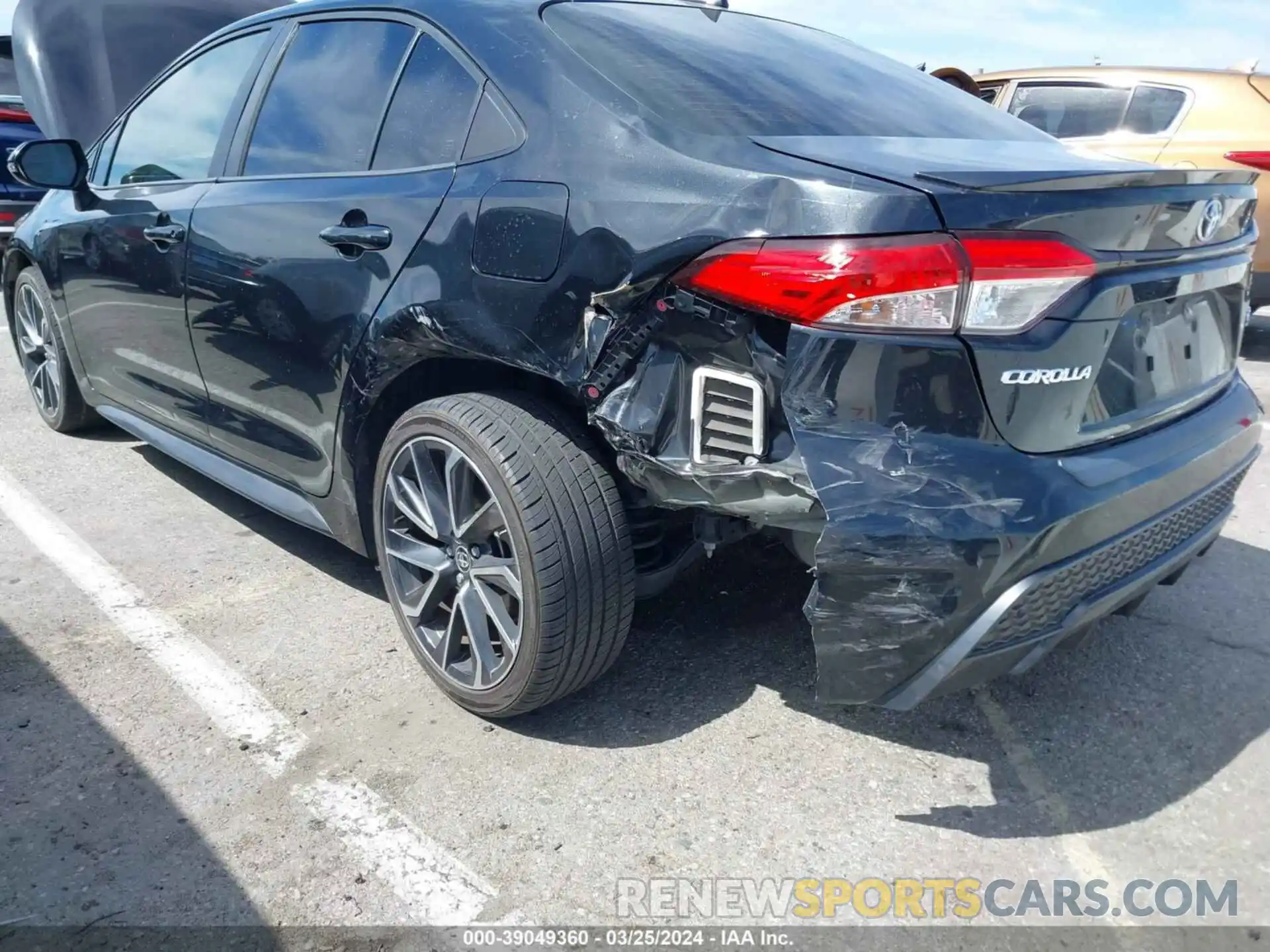 6 Photograph of a damaged car JTDS4RCE6LJ026478 TOYOTA COROLLA 2020