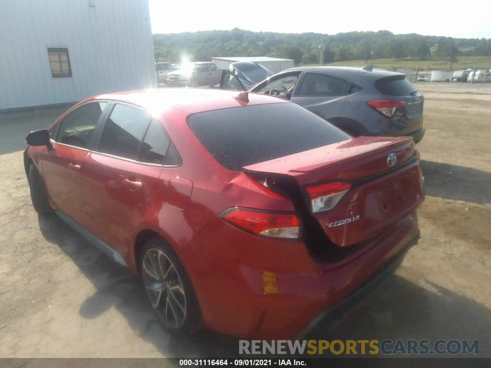 3 Photograph of a damaged car JTDS4RCE6LJ026481 TOYOTA COROLLA 2020