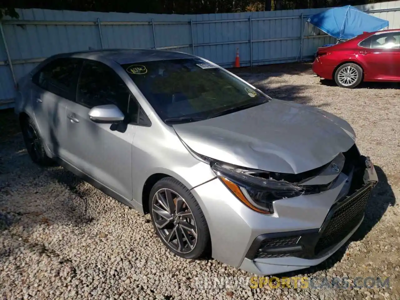 1 Photograph of a damaged car JTDS4RCE6LJ026562 TOYOTA COROLLA 2020