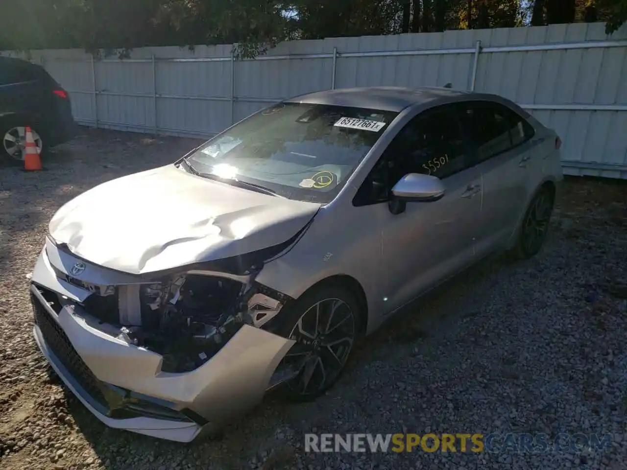 2 Photograph of a damaged car JTDS4RCE6LJ026562 TOYOTA COROLLA 2020