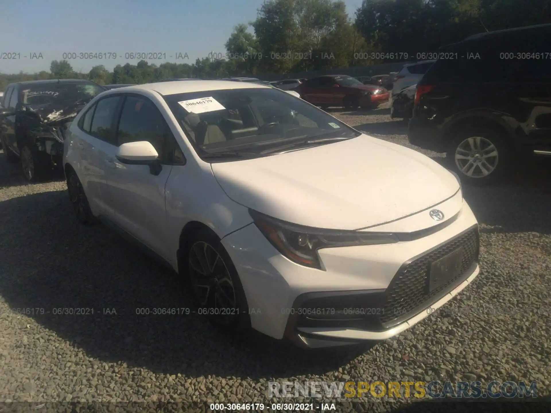 1 Photograph of a damaged car JTDS4RCE6LJ026951 TOYOTA COROLLA 2020