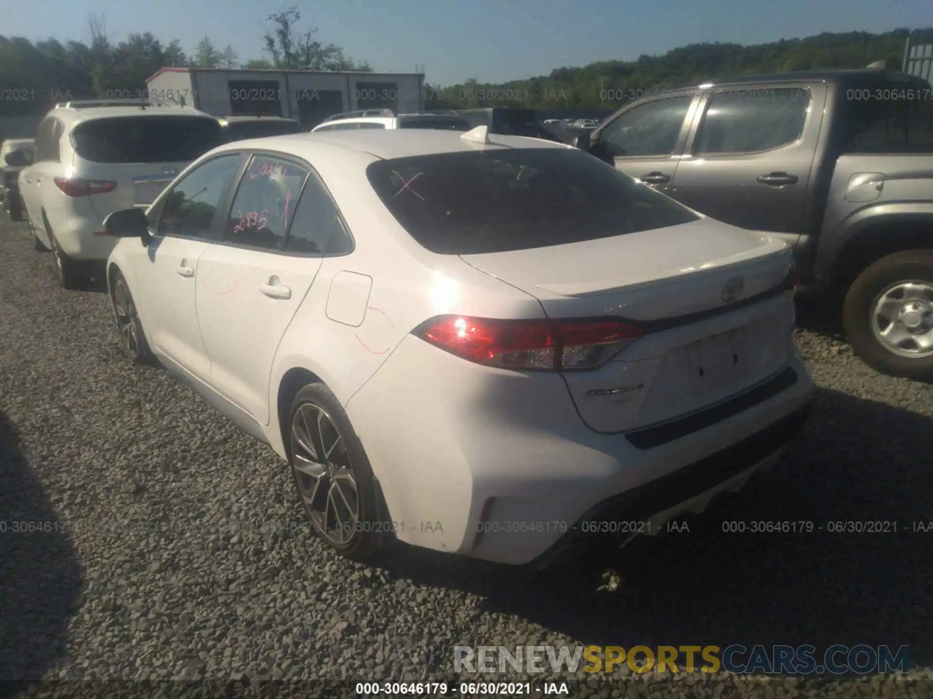 3 Photograph of a damaged car JTDS4RCE6LJ026951 TOYOTA COROLLA 2020