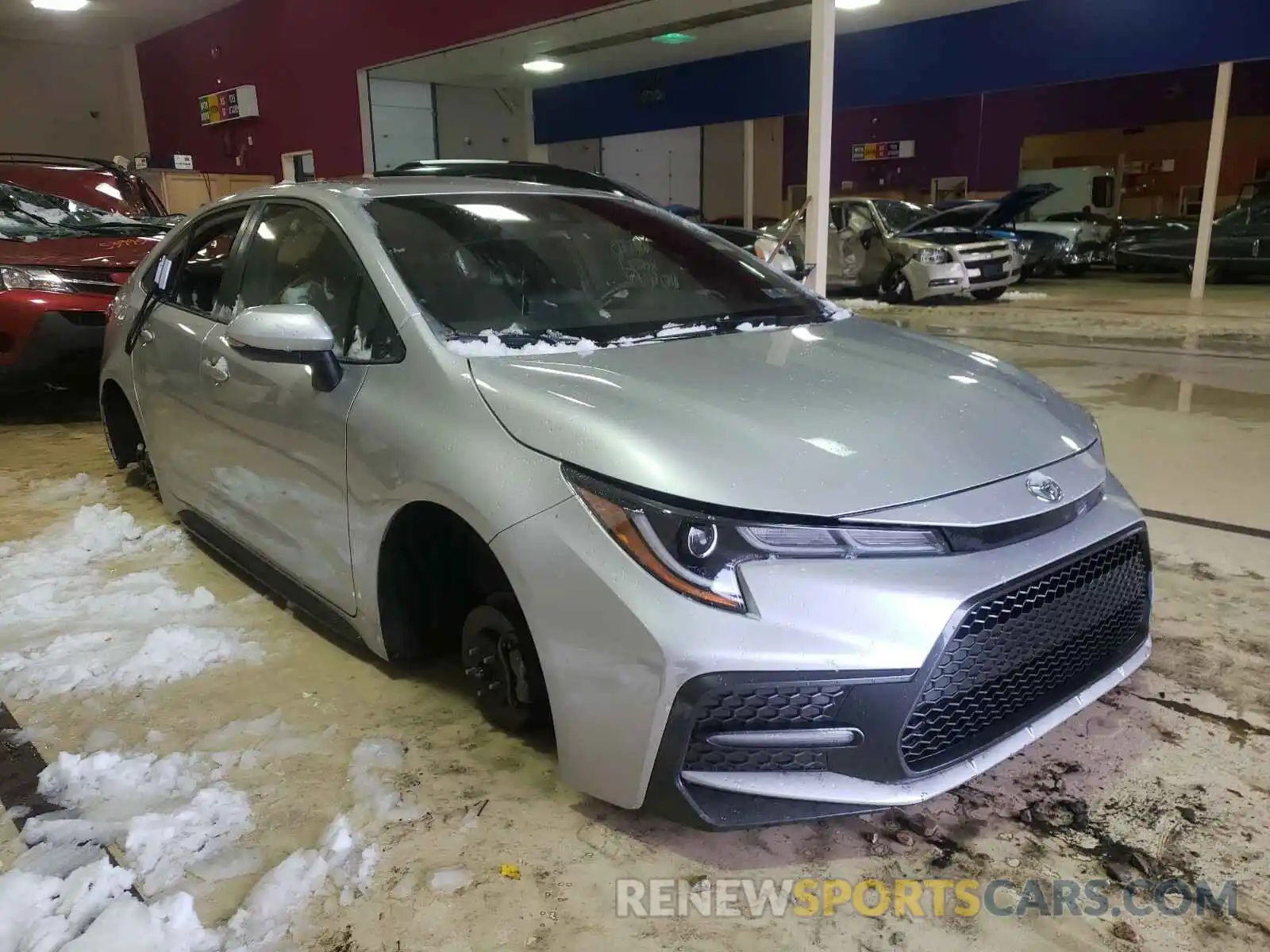 1 Photograph of a damaged car JTDS4RCE6LJ027503 TOYOTA COROLLA 2020