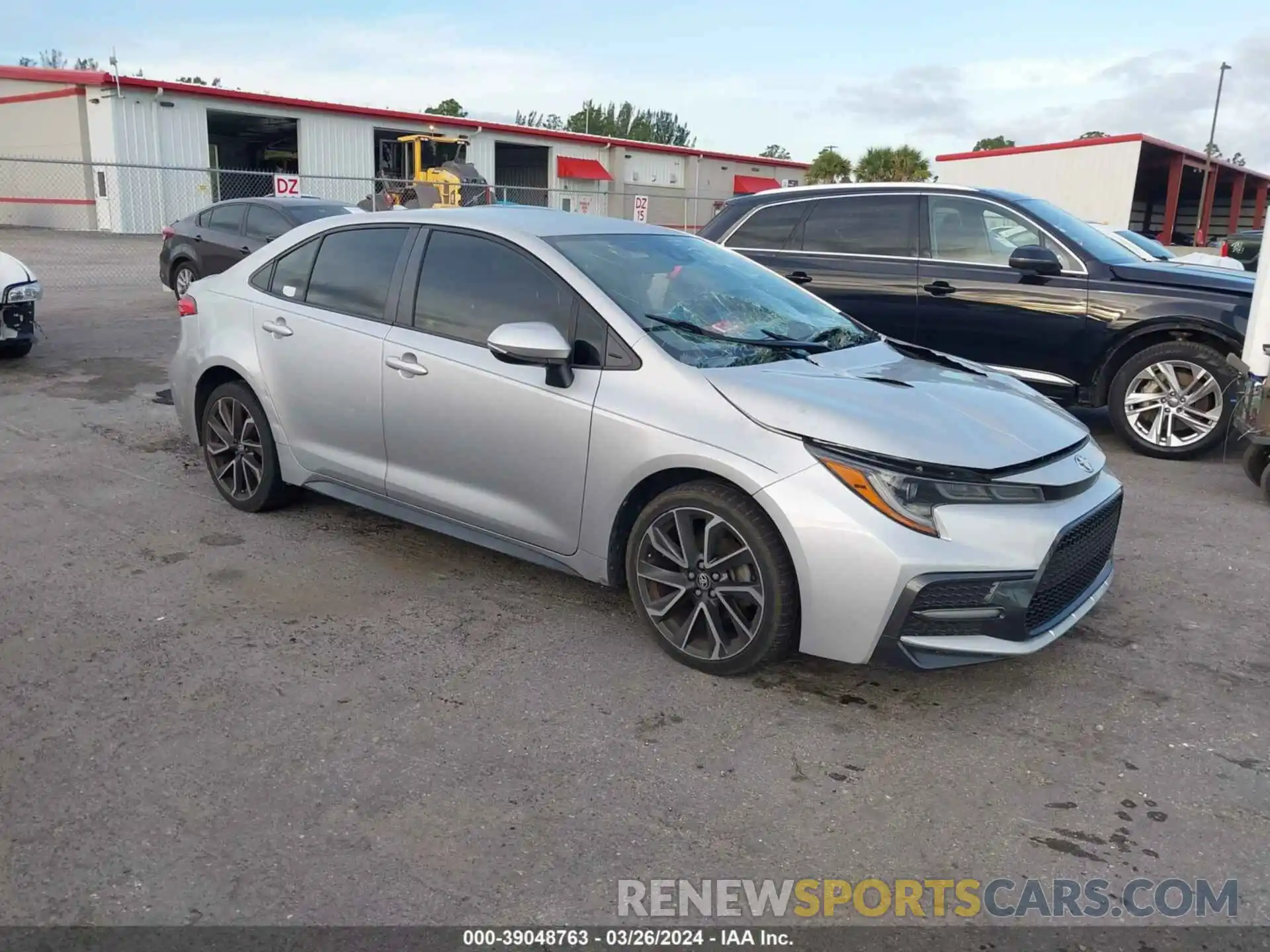 1 Photograph of a damaged car JTDS4RCE6LJ027601 TOYOTA COROLLA 2020