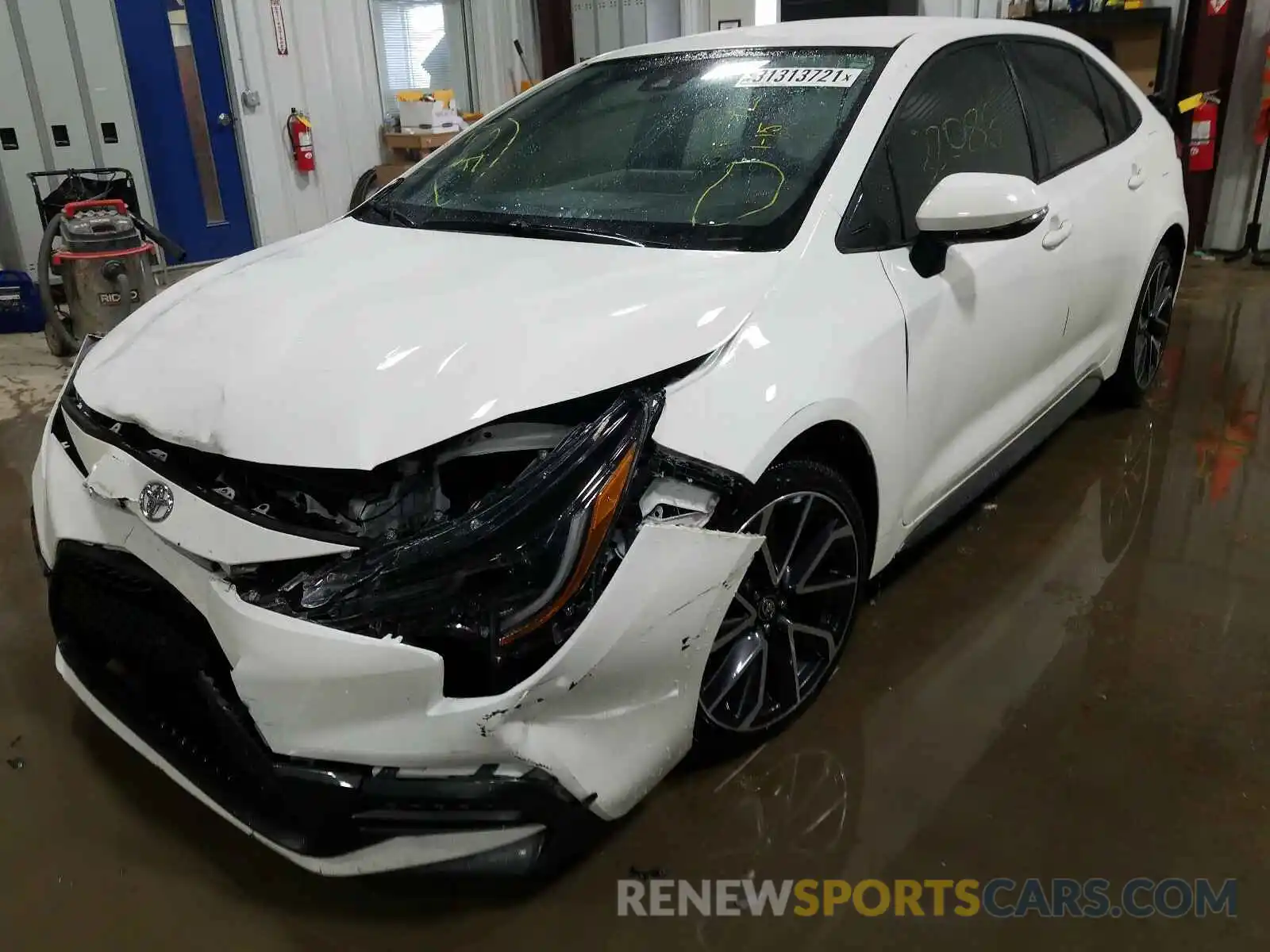 2 Photograph of a damaged car JTDS4RCE6LJ027680 TOYOTA COROLLA 2020