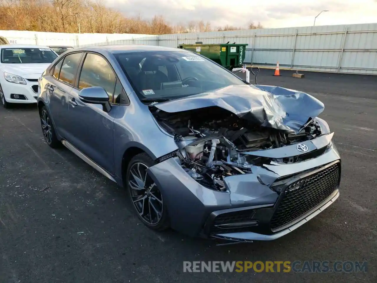 1 Photograph of a damaged car JTDS4RCE6LJ028747 TOYOTA COROLLA 2020