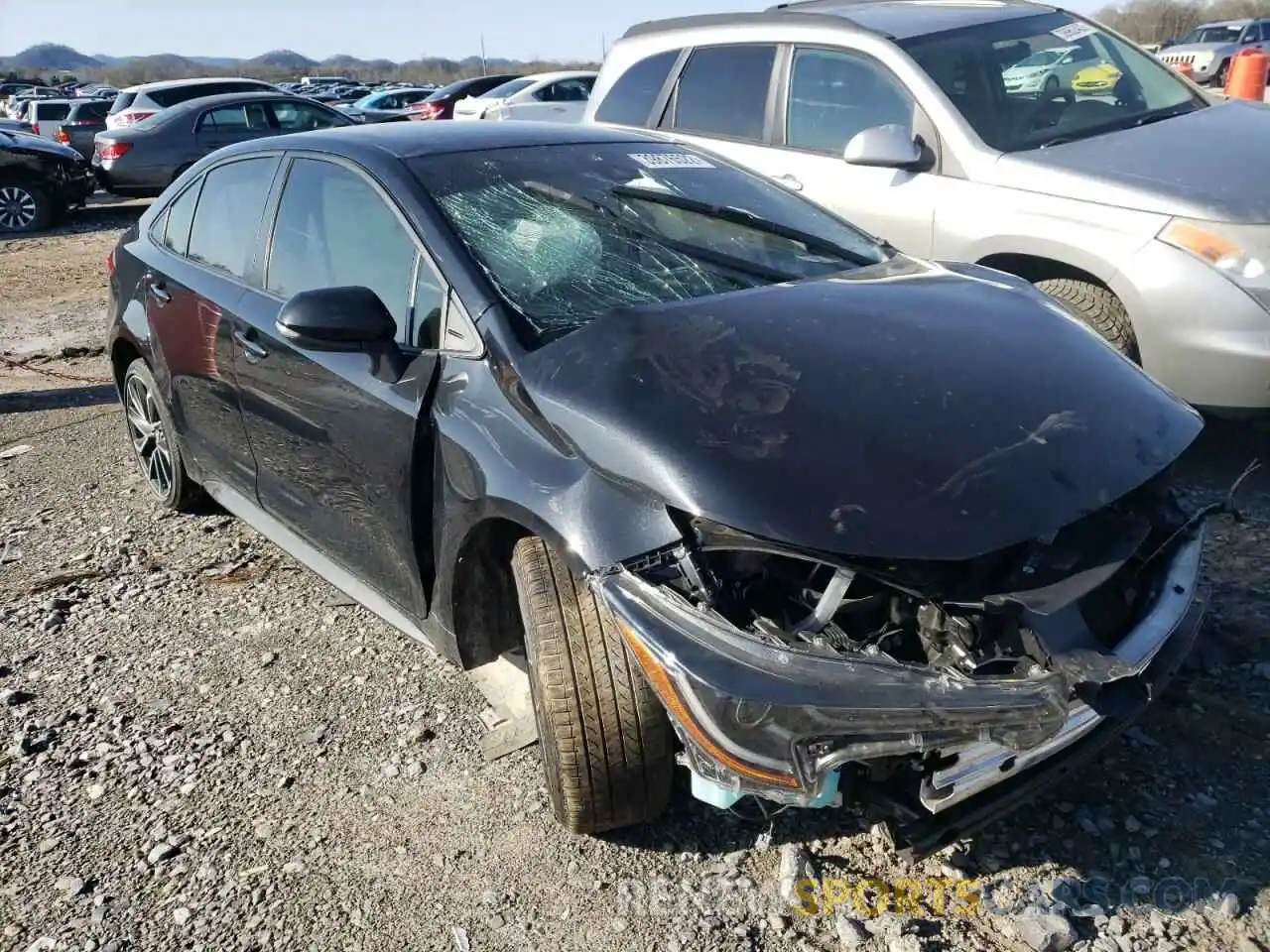 1 Photograph of a damaged car JTDS4RCE6LJ029848 TOYOTA COROLLA 2020