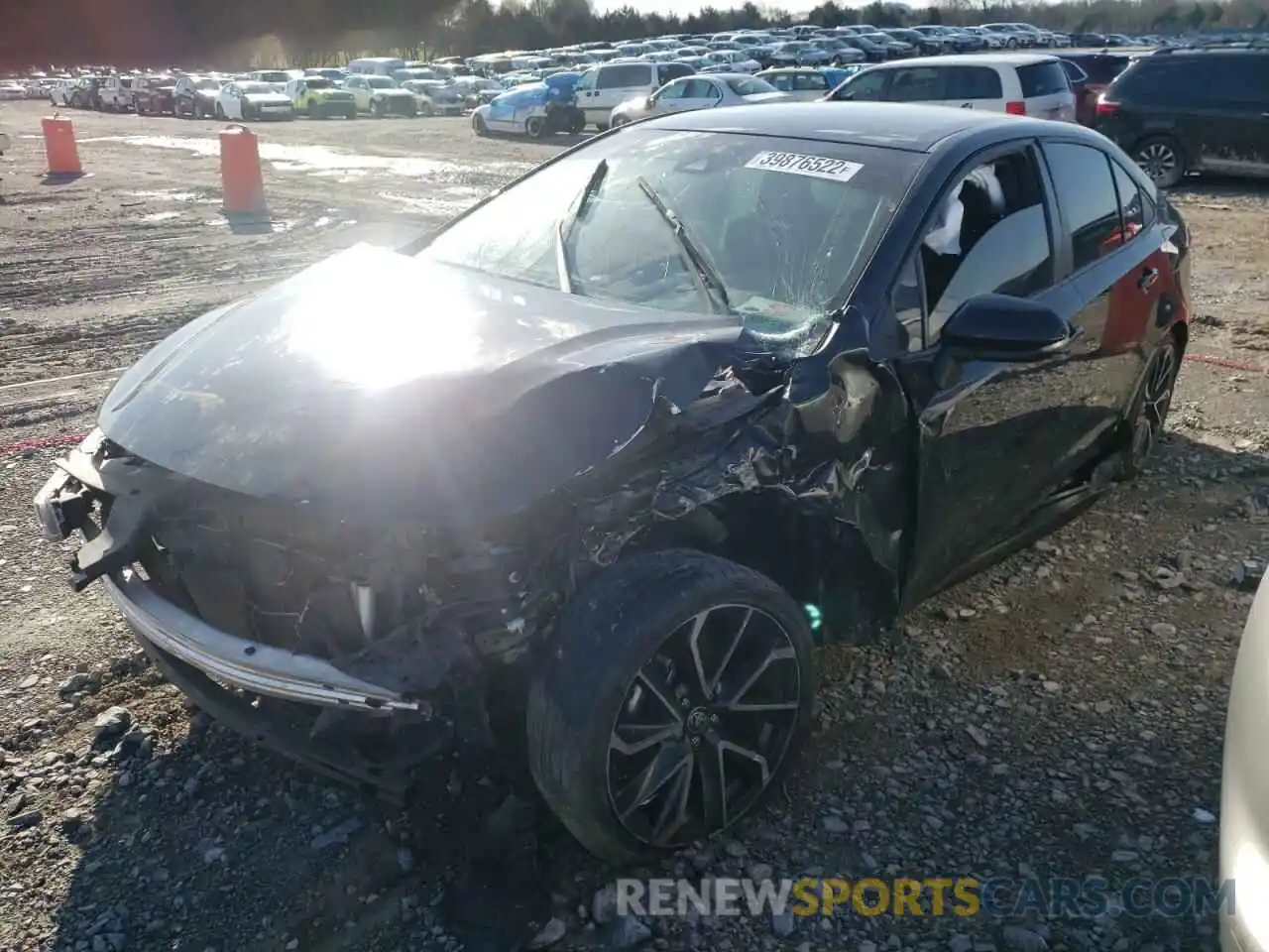 2 Photograph of a damaged car JTDS4RCE6LJ029848 TOYOTA COROLLA 2020