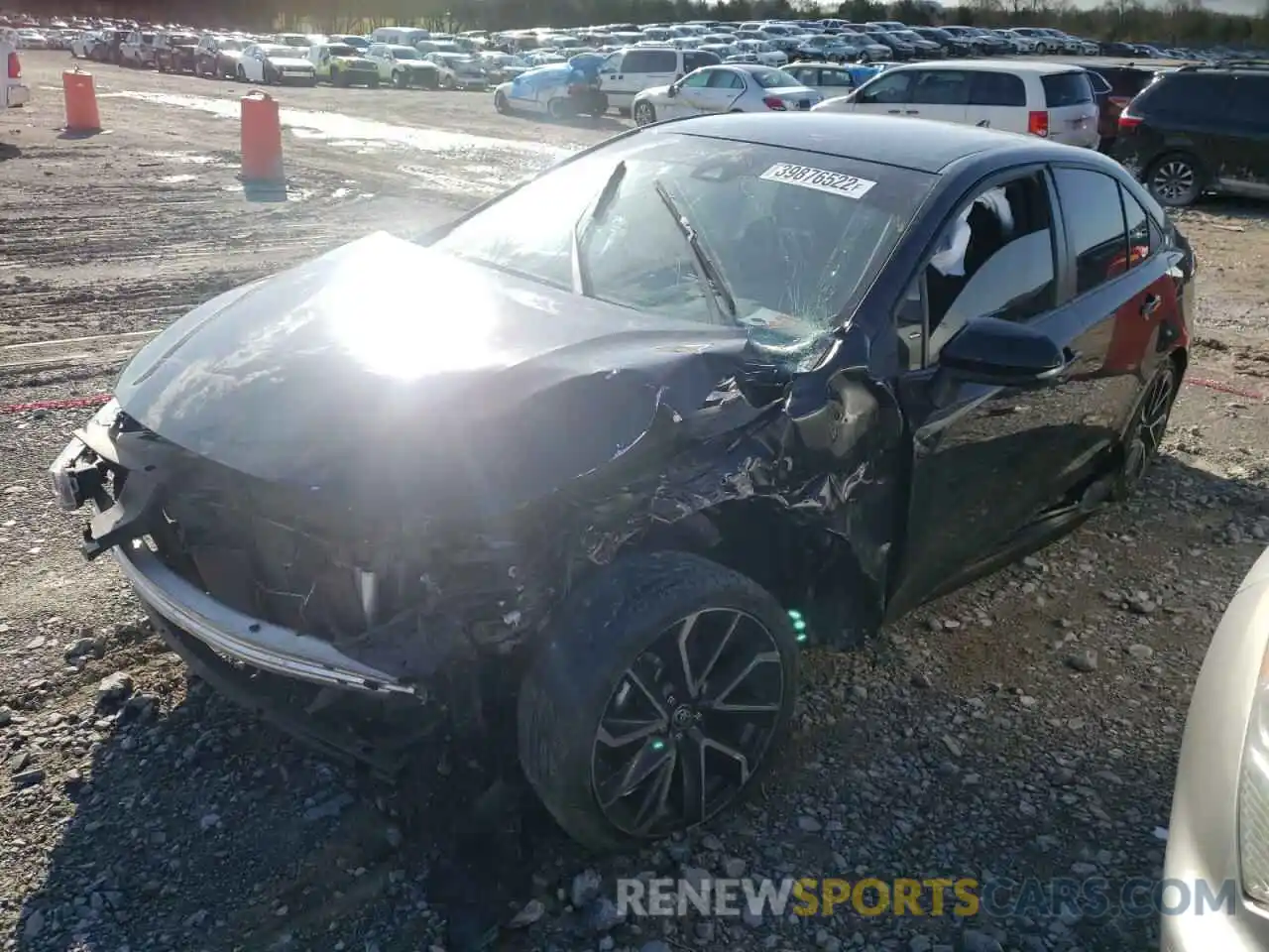 9 Photograph of a damaged car JTDS4RCE6LJ029848 TOYOTA COROLLA 2020