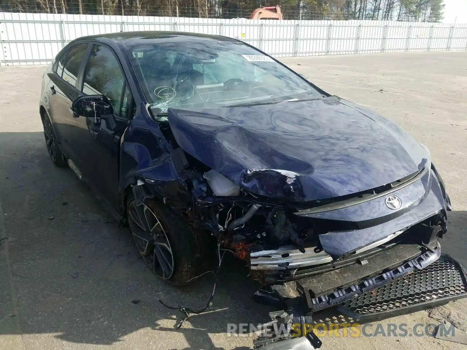 1 Photograph of a damaged car JTDS4RCE6LJ029929 TOYOTA COROLLA 2020