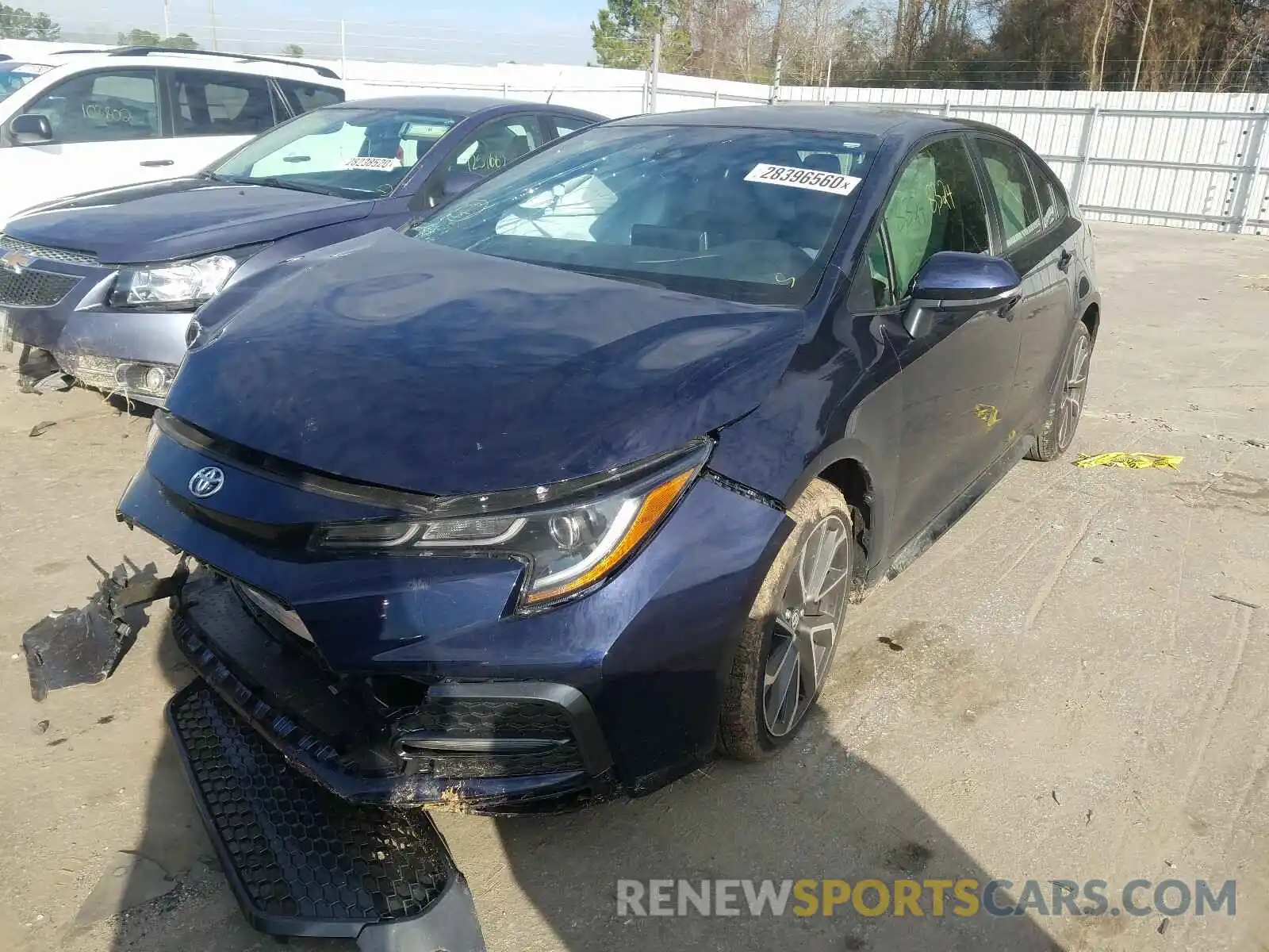 2 Photograph of a damaged car JTDS4RCE6LJ029929 TOYOTA COROLLA 2020