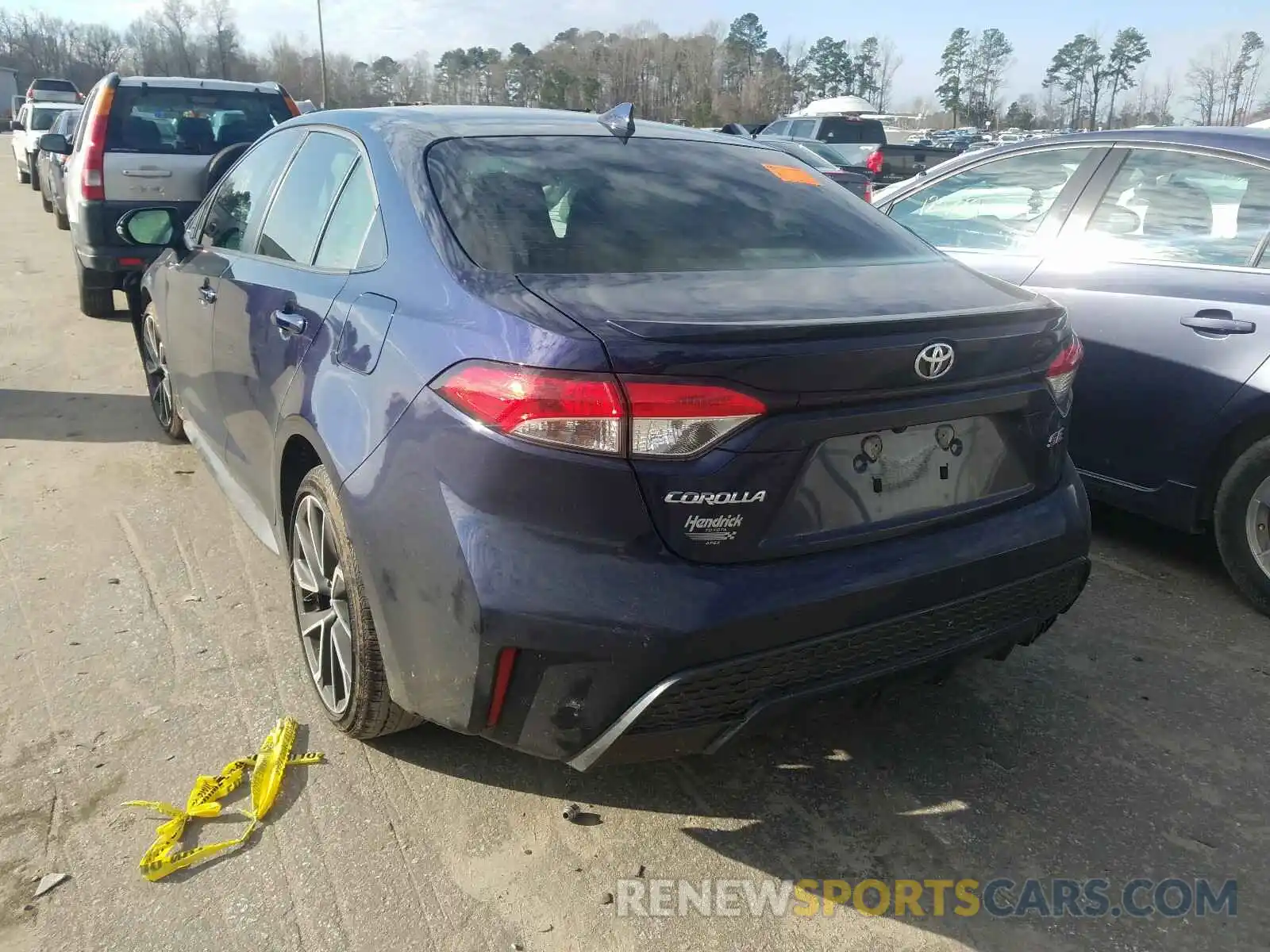 3 Photograph of a damaged car JTDS4RCE6LJ029929 TOYOTA COROLLA 2020