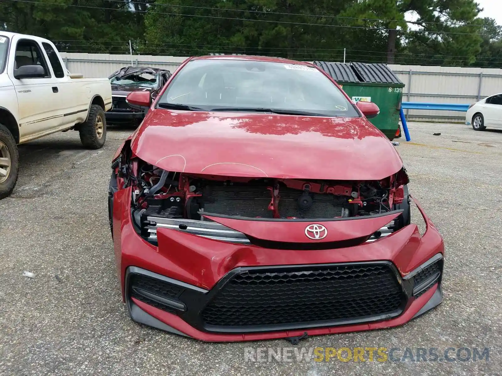 9 Photograph of a damaged car JTDS4RCE6LJ030319 TOYOTA COROLLA 2020