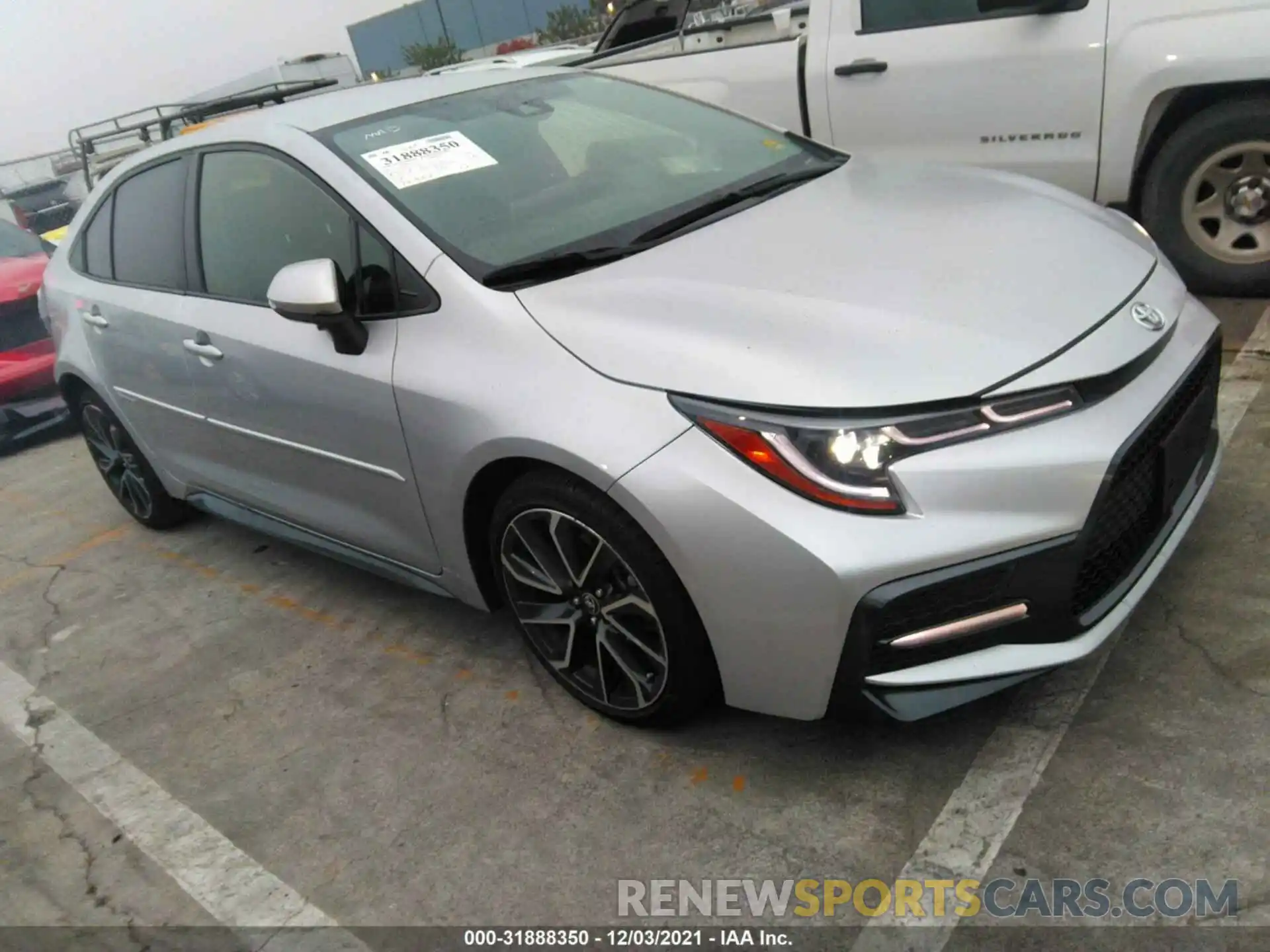 1 Photograph of a damaged car JTDS4RCE6LJ032118 TOYOTA COROLLA 2020