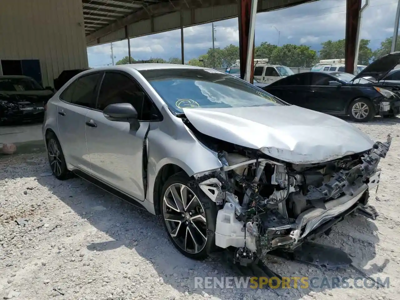 1 Photograph of a damaged car JTDS4RCE6LJ032491 TOYOTA COROLLA 2020