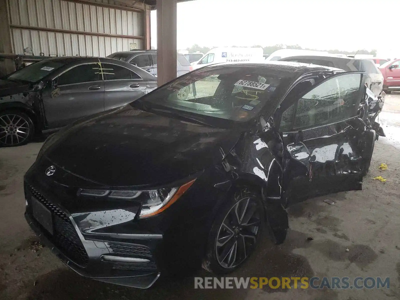 2 Photograph of a damaged car JTDS4RCE6LJ032538 TOYOTA COROLLA 2020