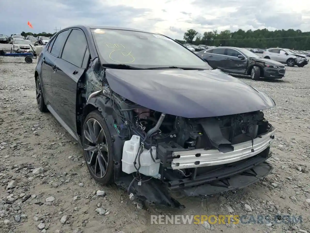 1 Photograph of a damaged car JTDS4RCE6LJ032992 TOYOTA COROLLA 2020