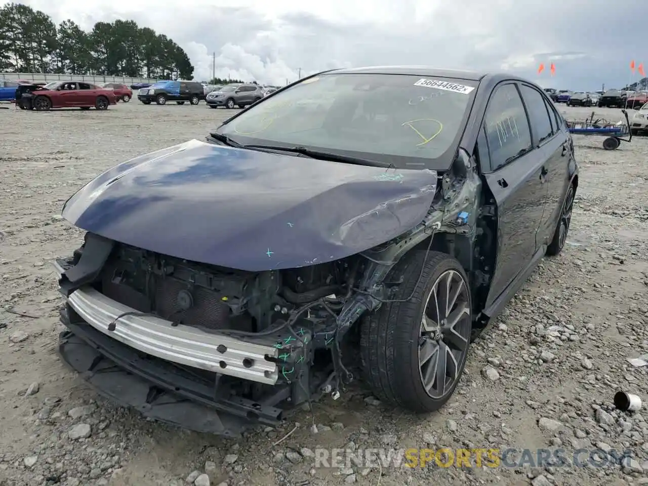 2 Photograph of a damaged car JTDS4RCE6LJ032992 TOYOTA COROLLA 2020