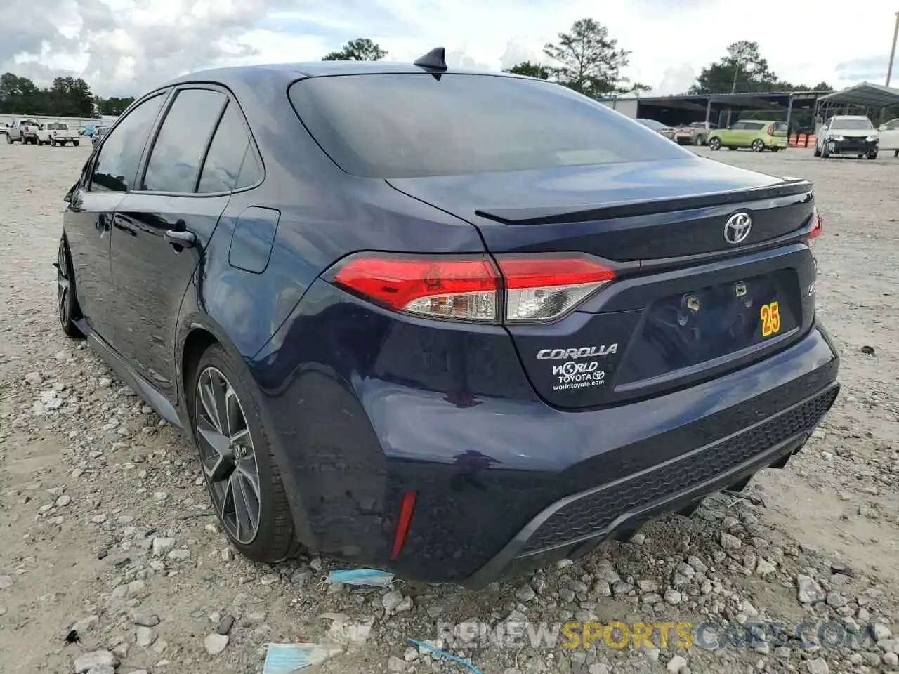 3 Photograph of a damaged car JTDS4RCE6LJ032992 TOYOTA COROLLA 2020