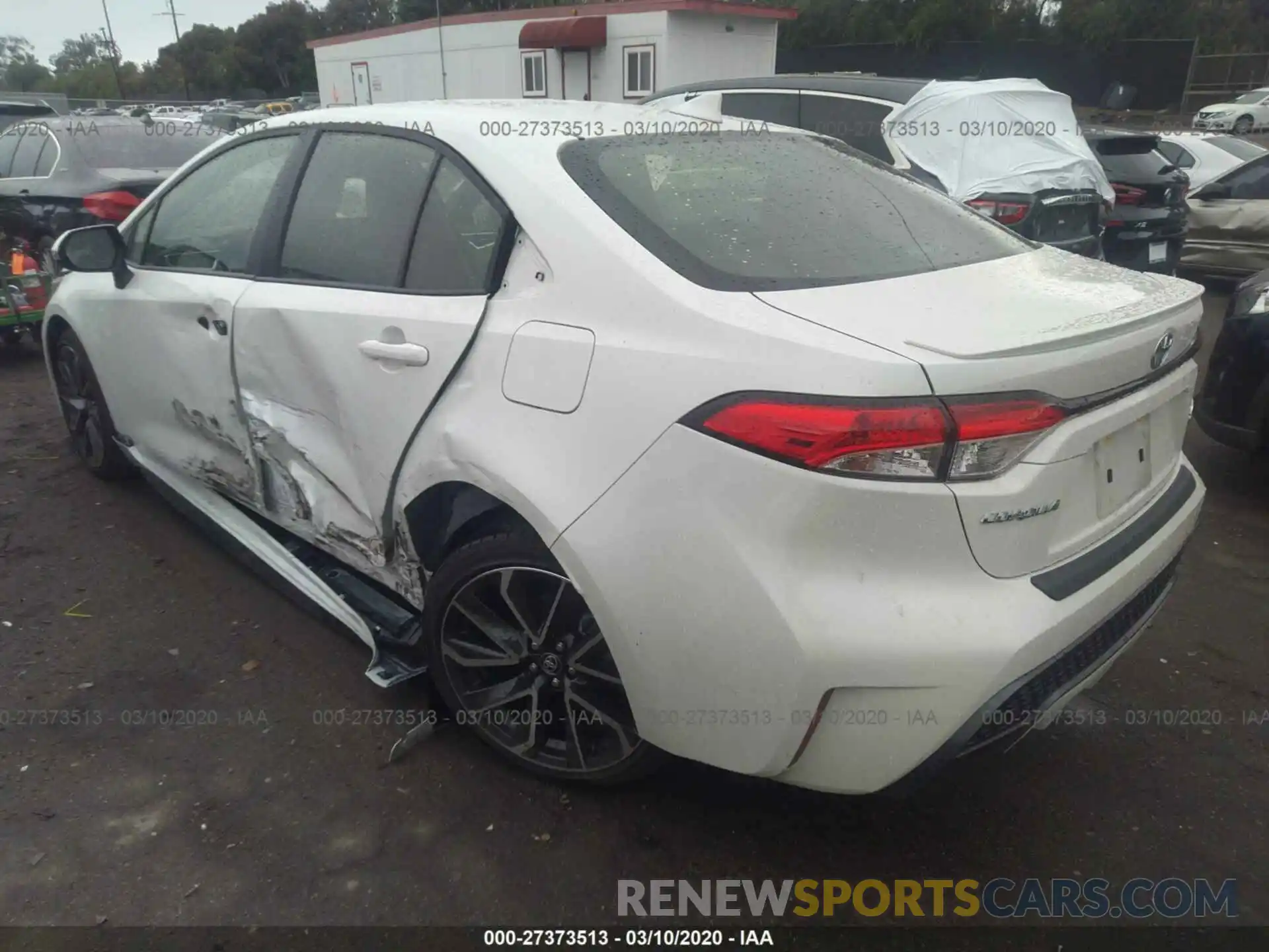 3 Photograph of a damaged car JTDS4RCE6LJ033771 TOYOTA COROLLA 2020