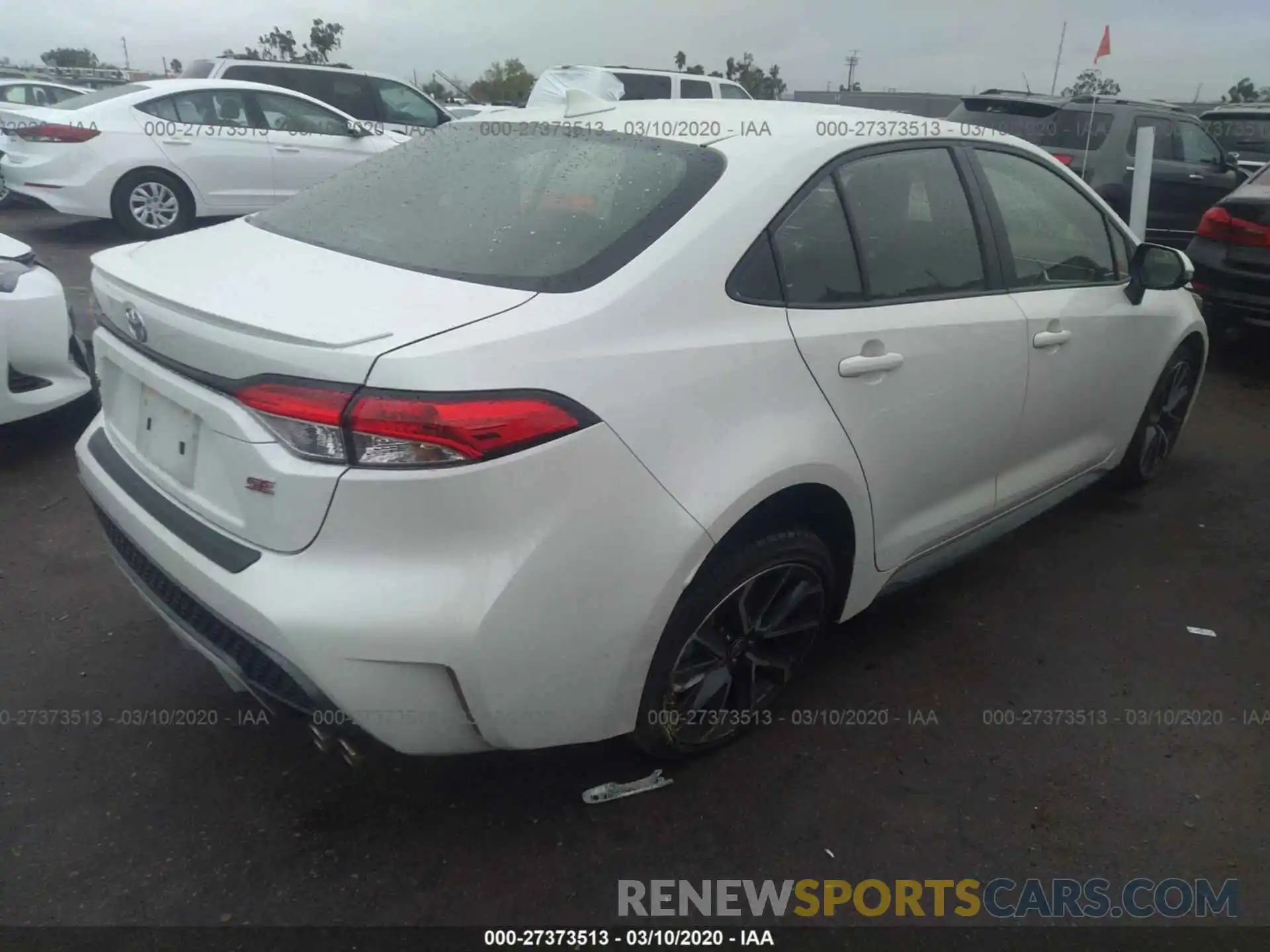 4 Photograph of a damaged car JTDS4RCE6LJ033771 TOYOTA COROLLA 2020