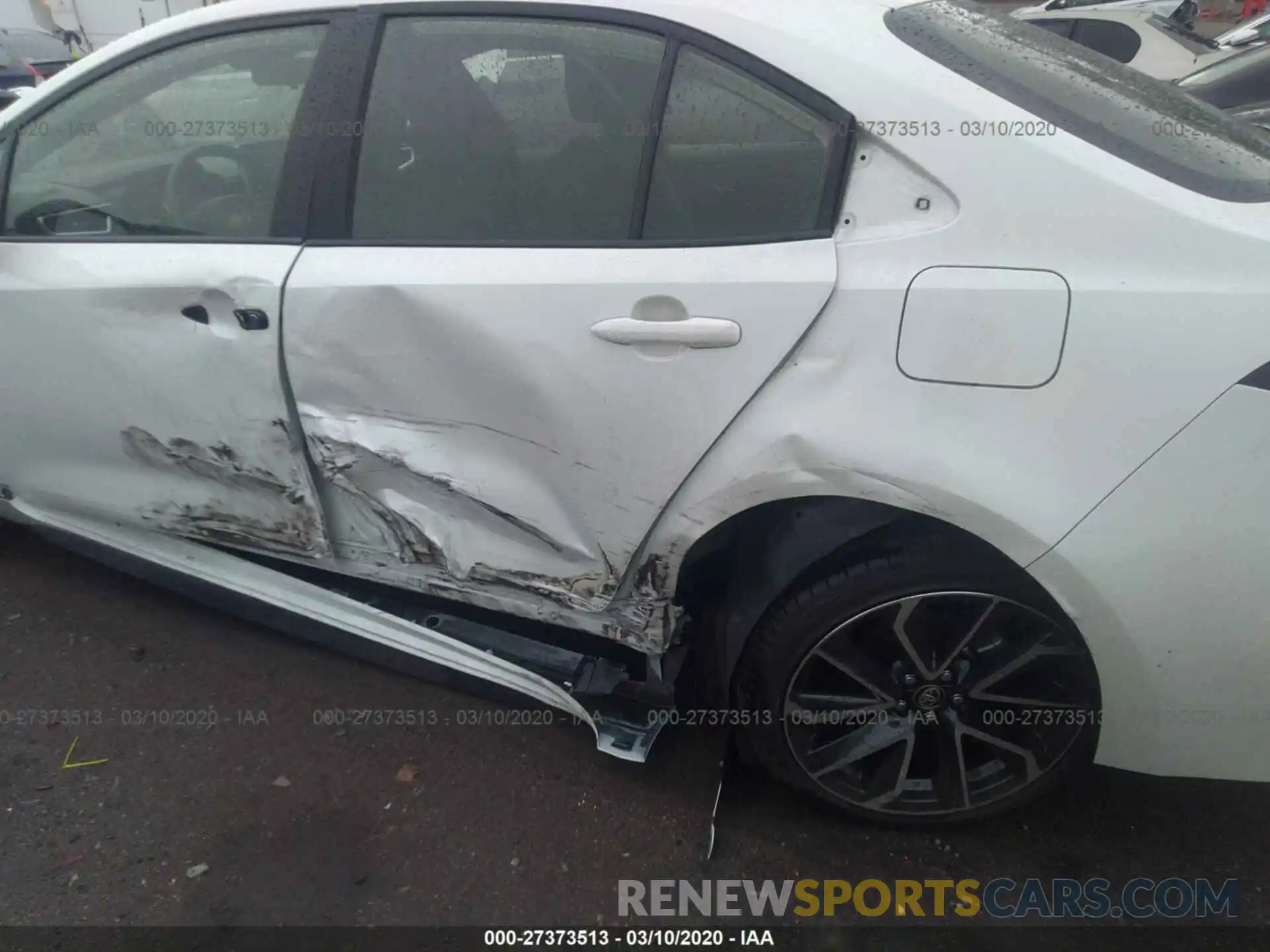 6 Photograph of a damaged car JTDS4RCE6LJ033771 TOYOTA COROLLA 2020