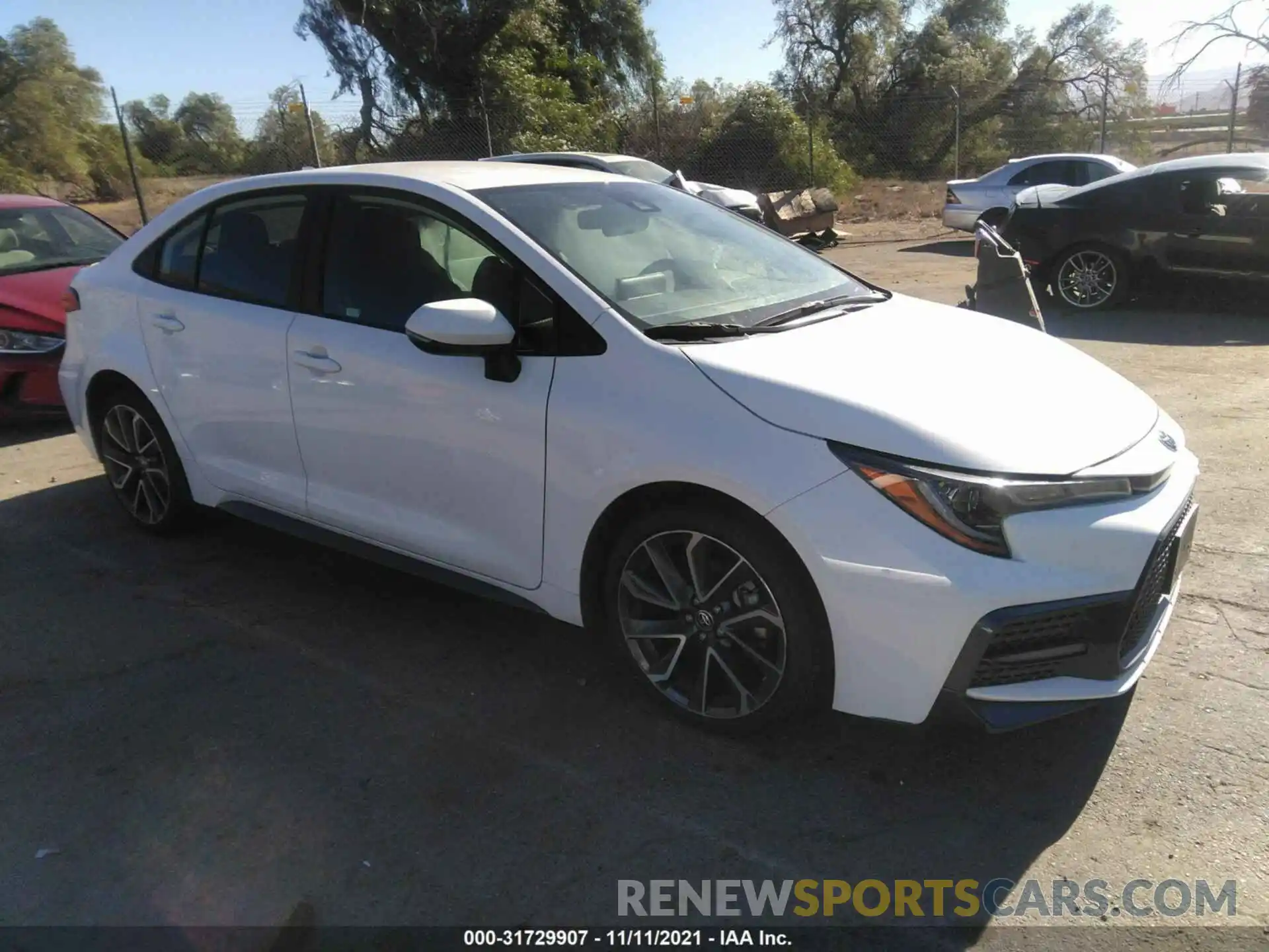 1 Photograph of a damaged car JTDS4RCE6LJ034158 TOYOTA COROLLA 2020